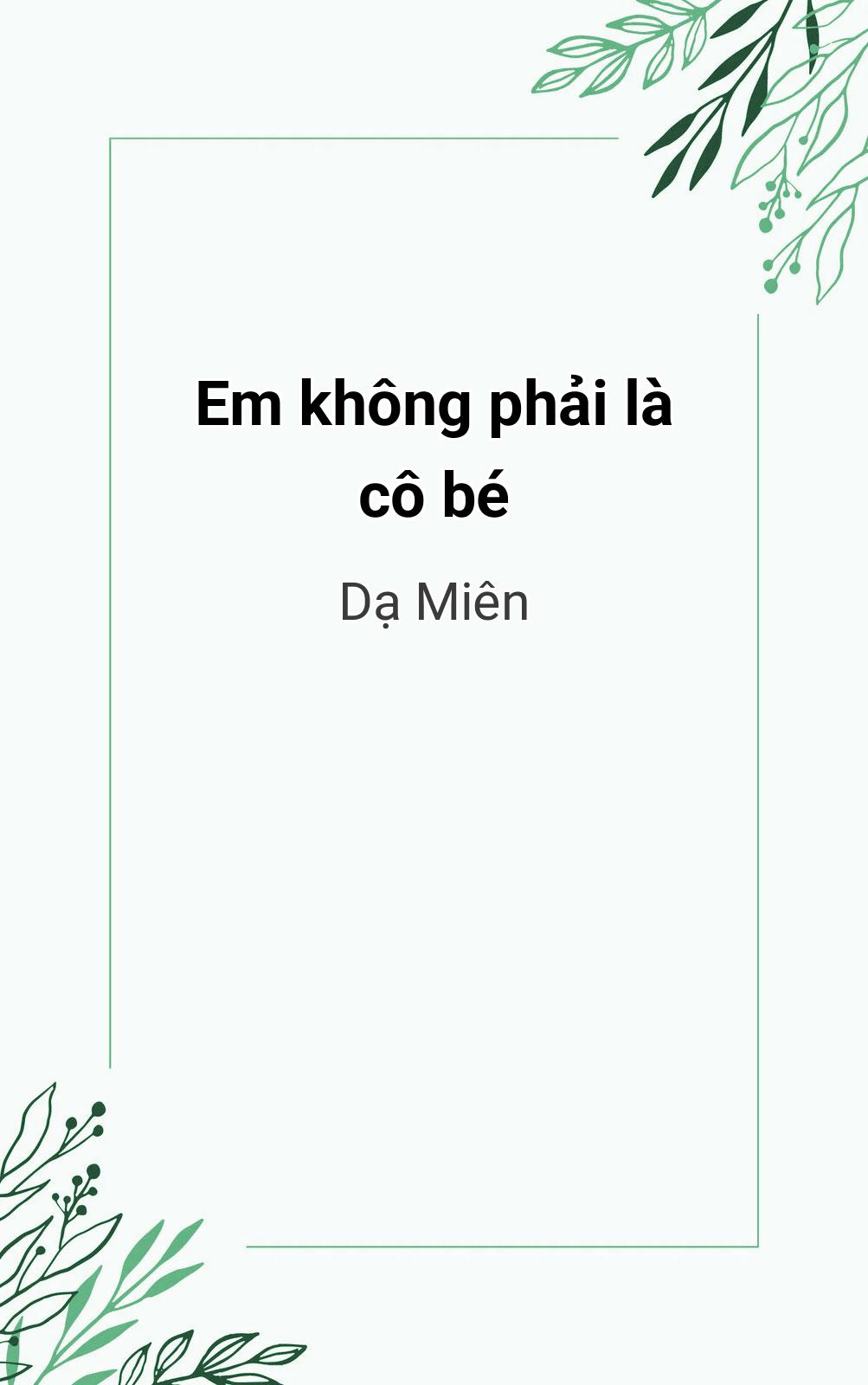 Em Không Phải Là Cô Bé