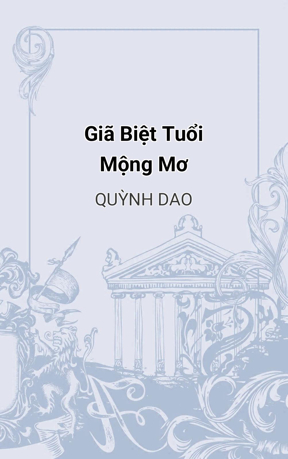 Giã Biệt Tuổi Mộng Mơ