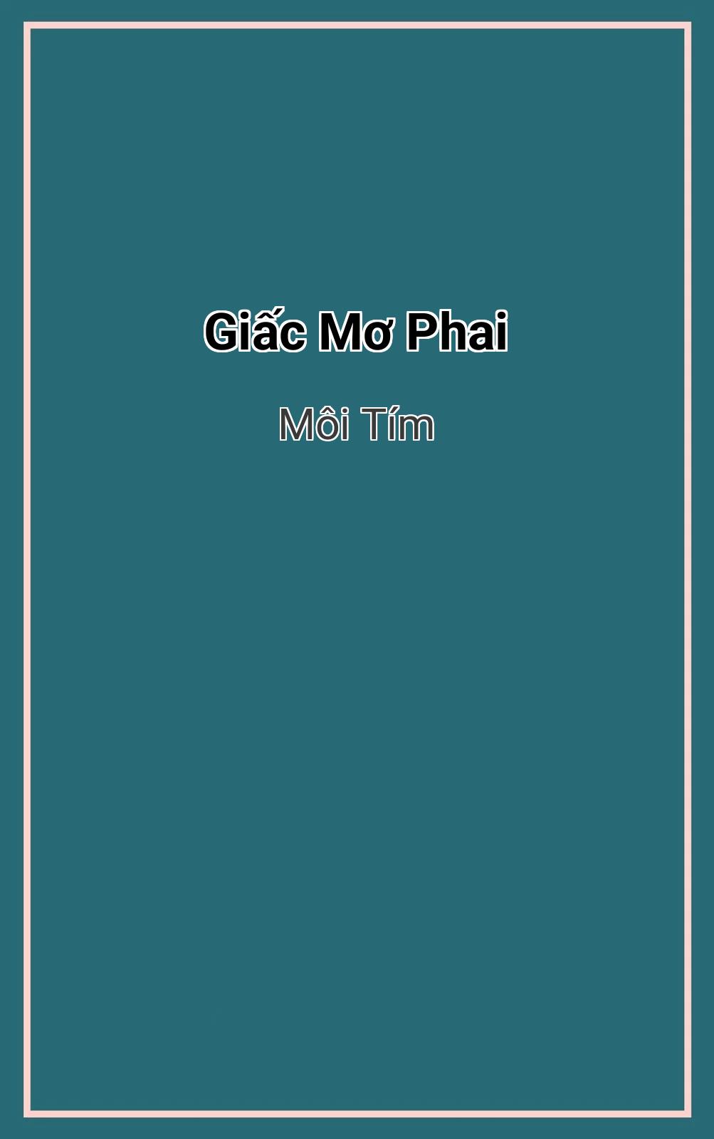Giấc Mơ Phai