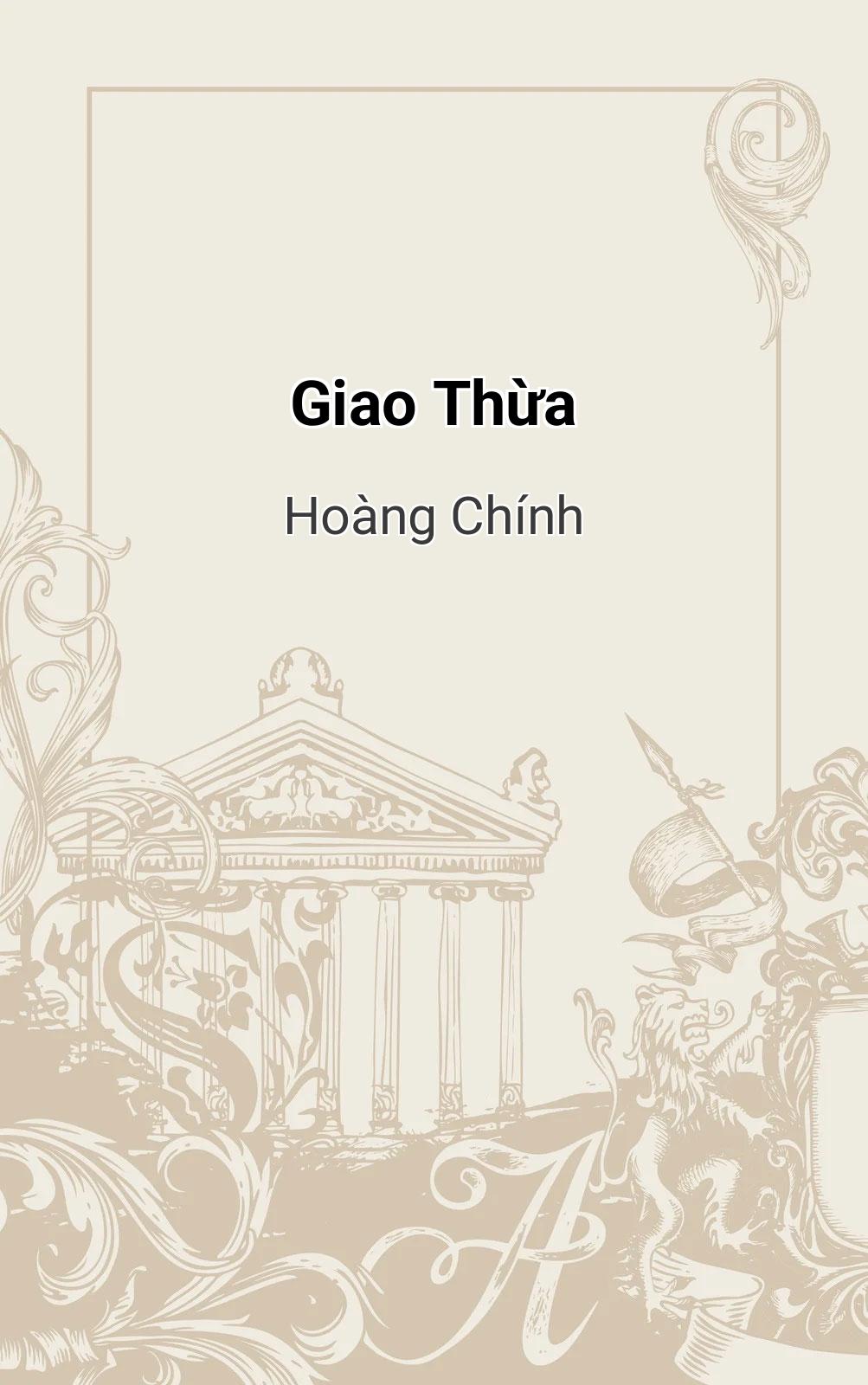 Giao Thừa