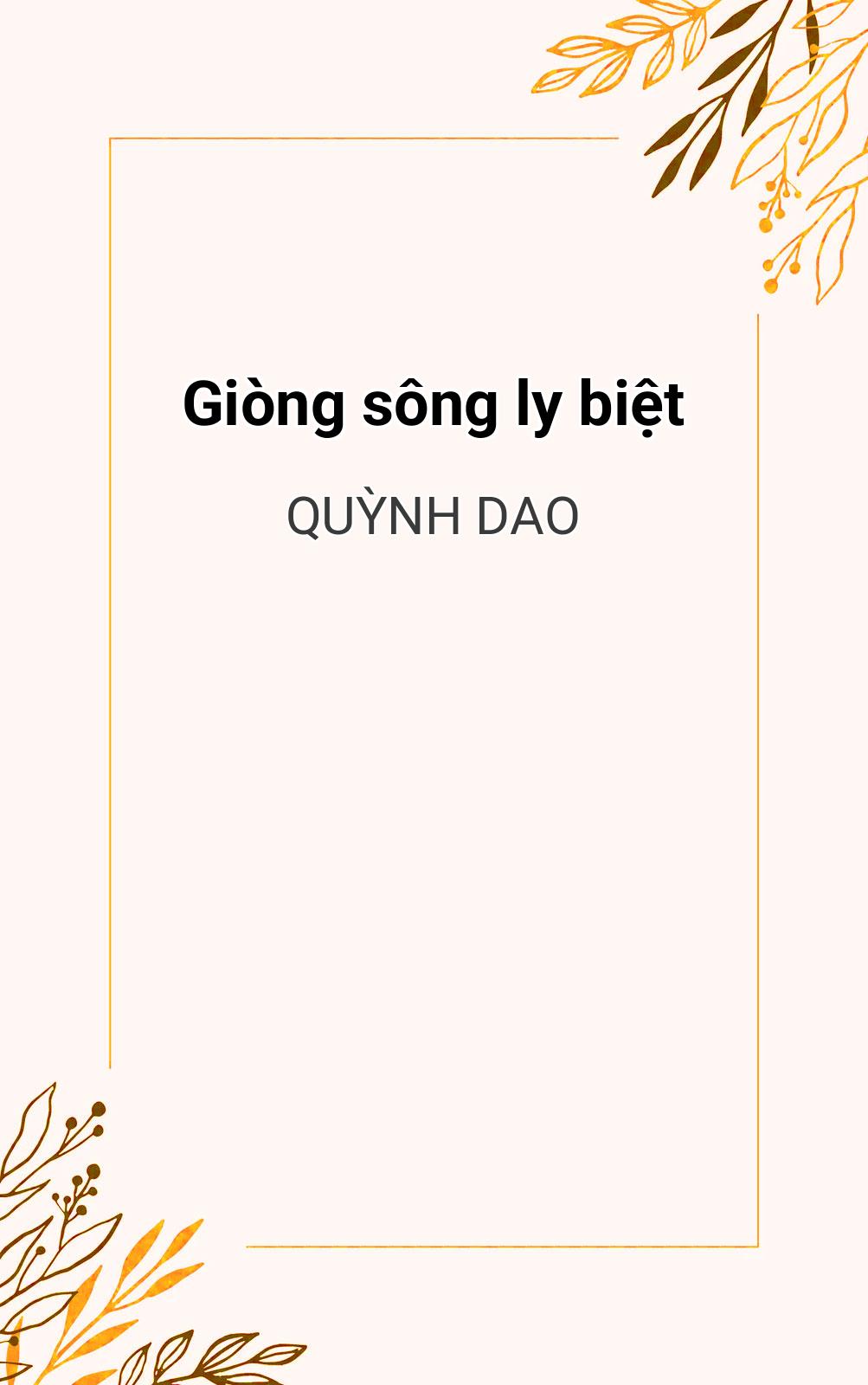 Giòng Sông Ly Biệt