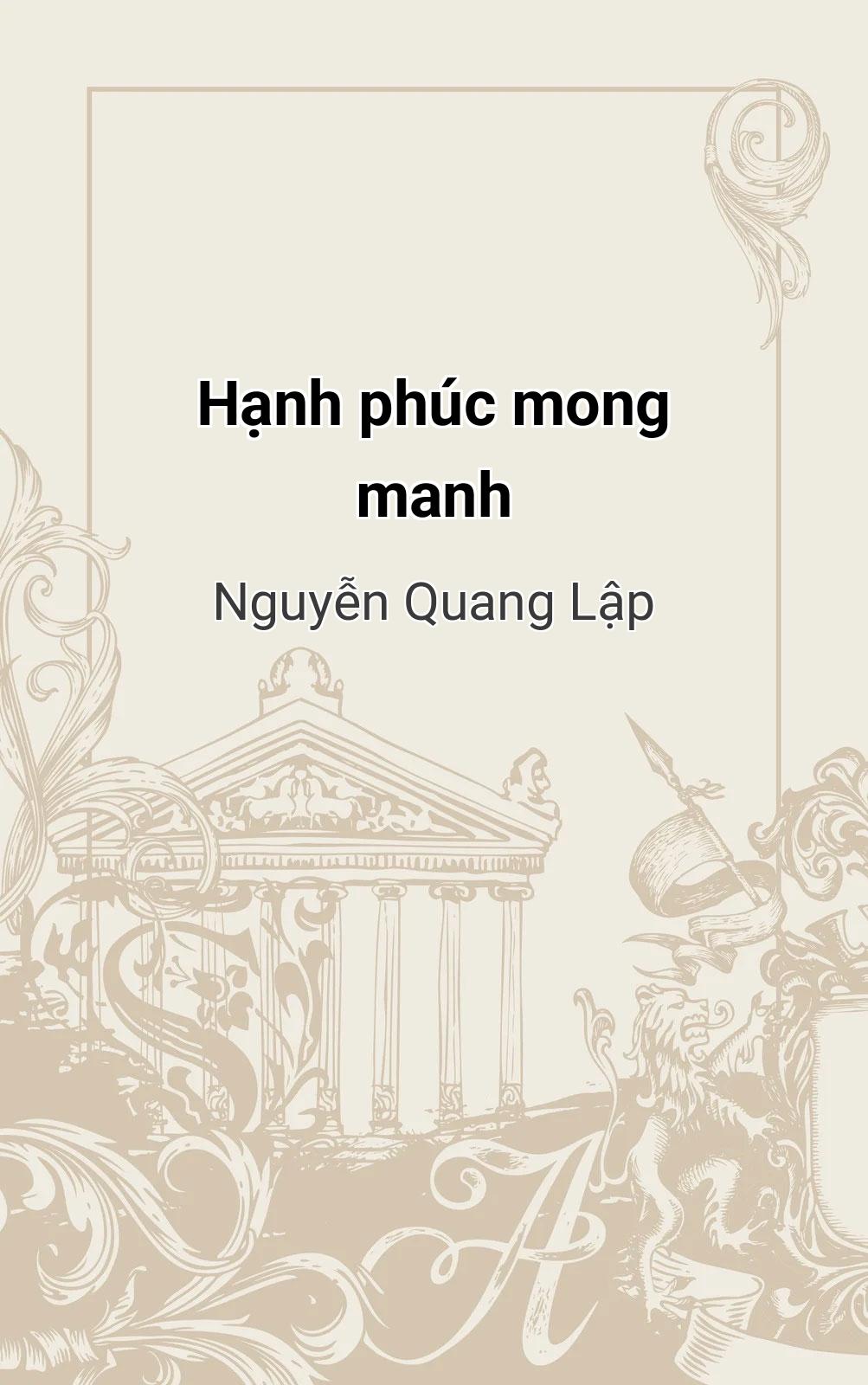 Hạnh Phúc Mong Manh