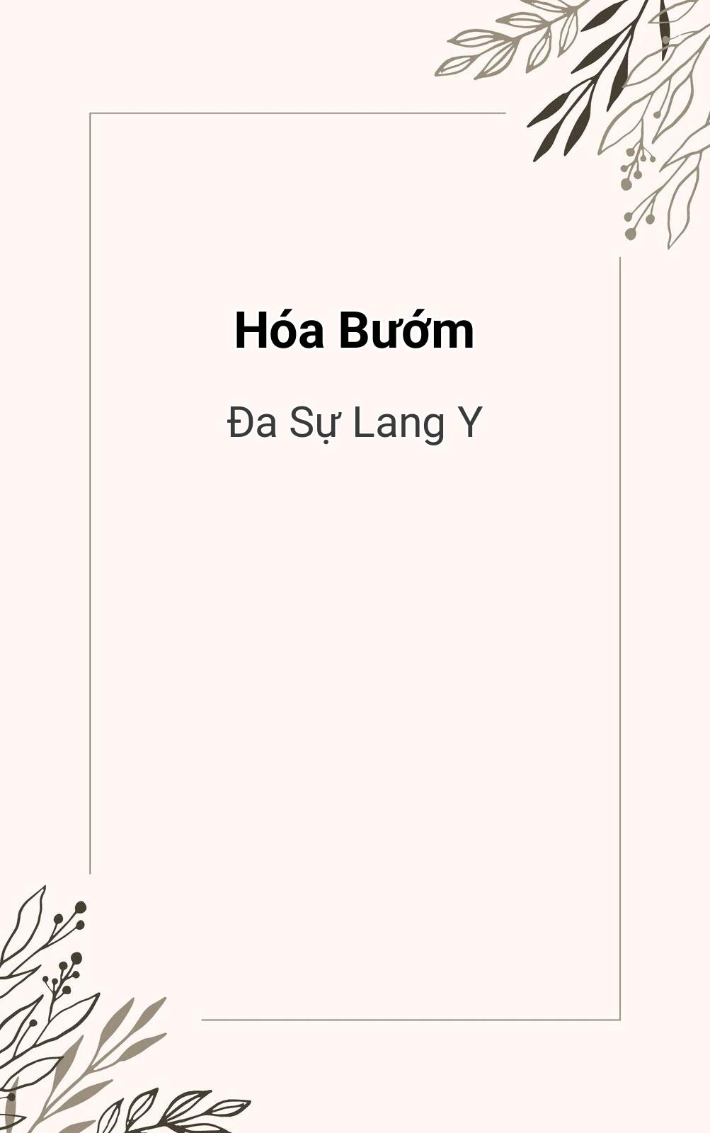 Hóa Bướm
