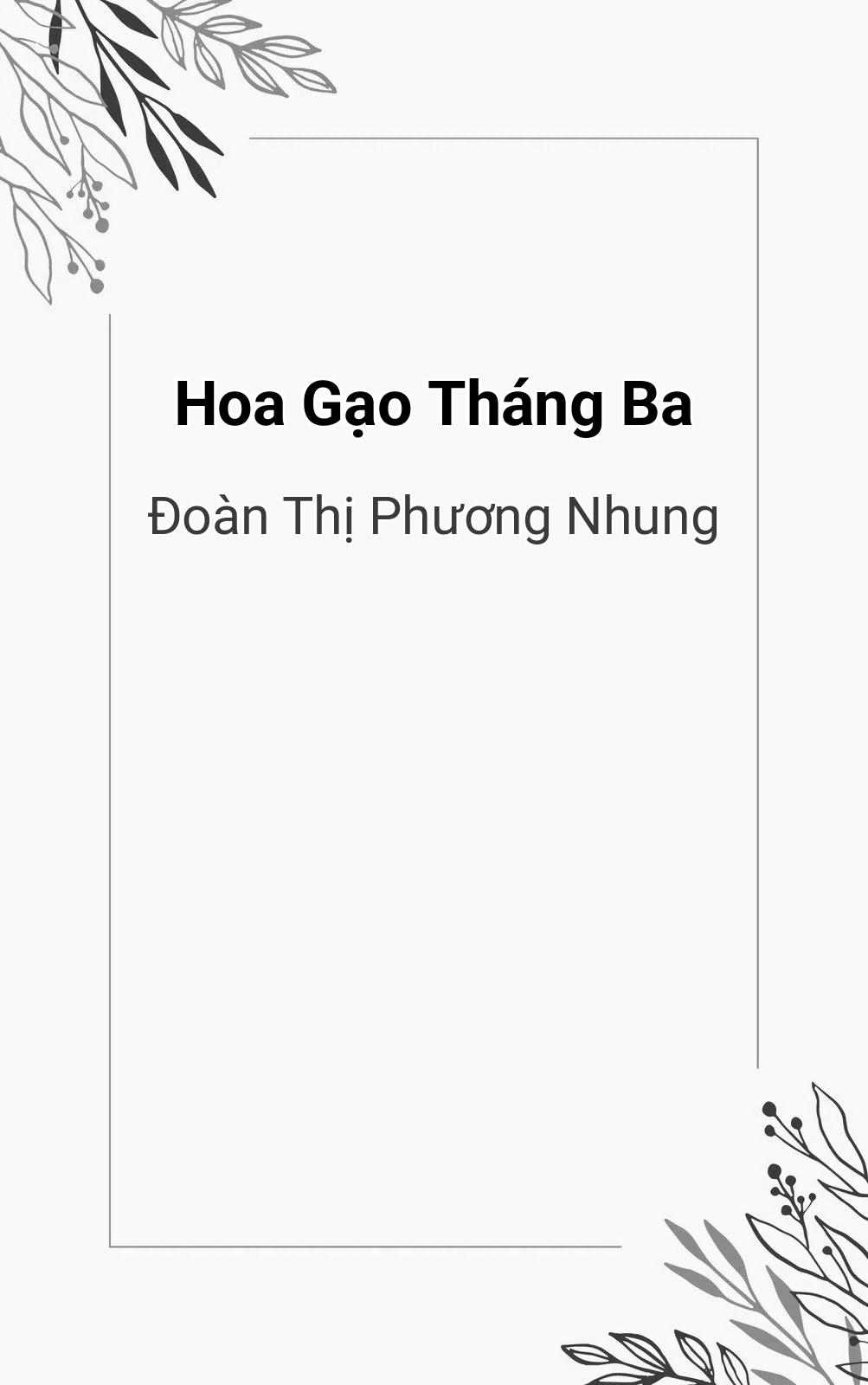 Hoa Gạo Tháng Ba
