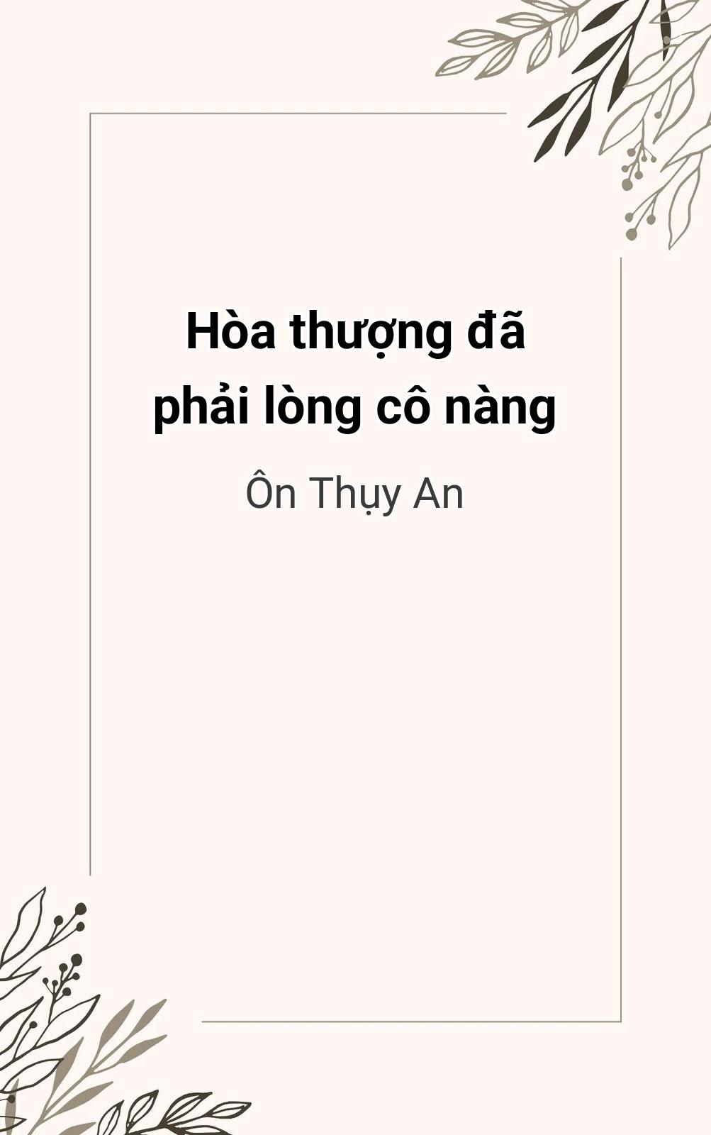 Hòa Thượng Đã Phải Lòng Cô Nàng