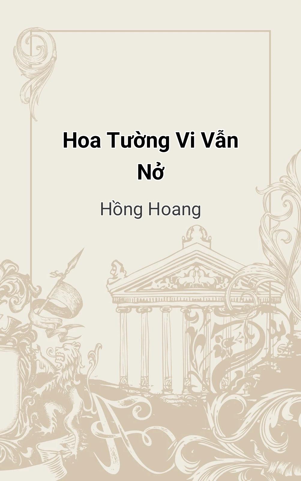 Hoa Tường Vi Vẫn Nở