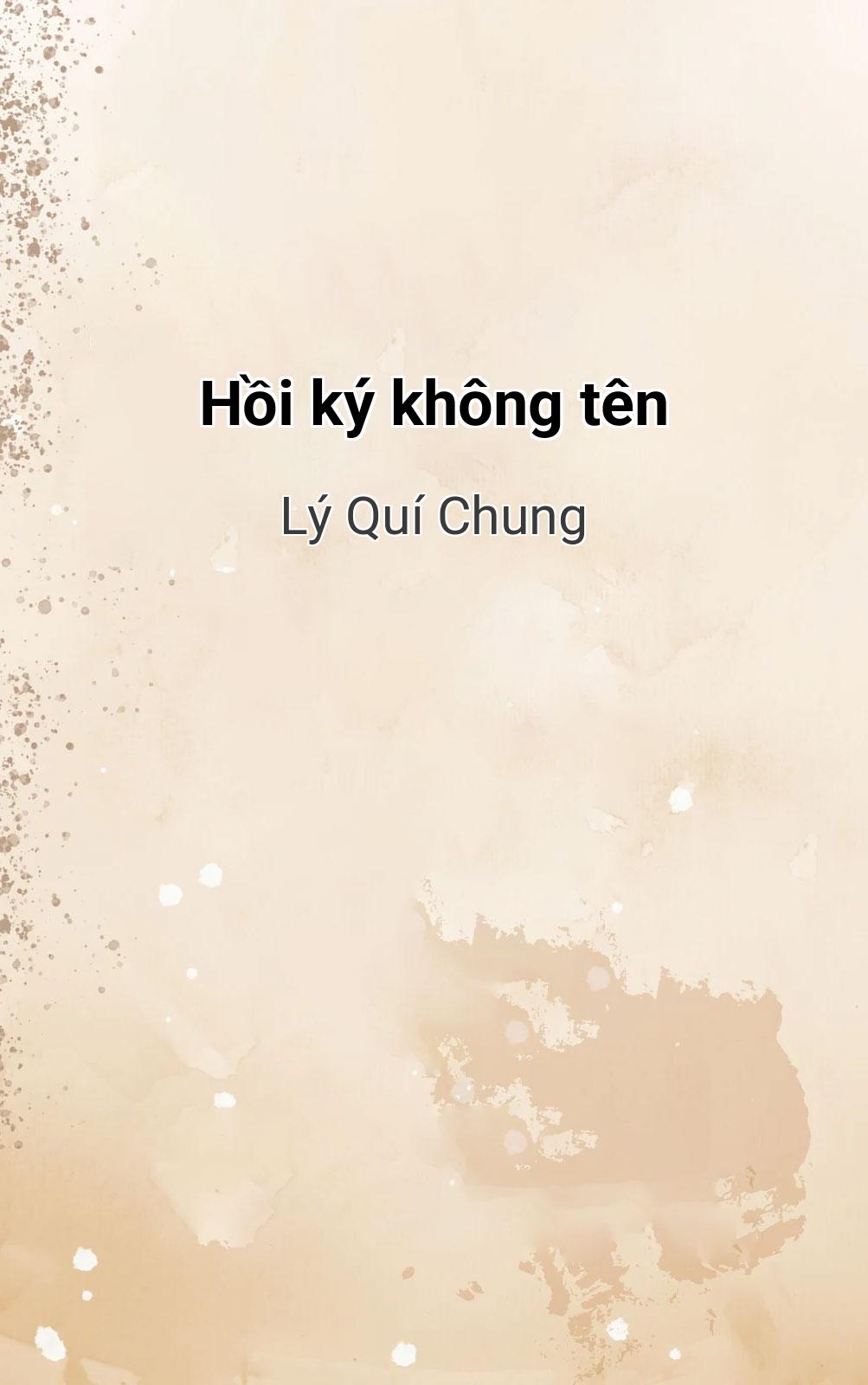 Hồi Ký Không Tên