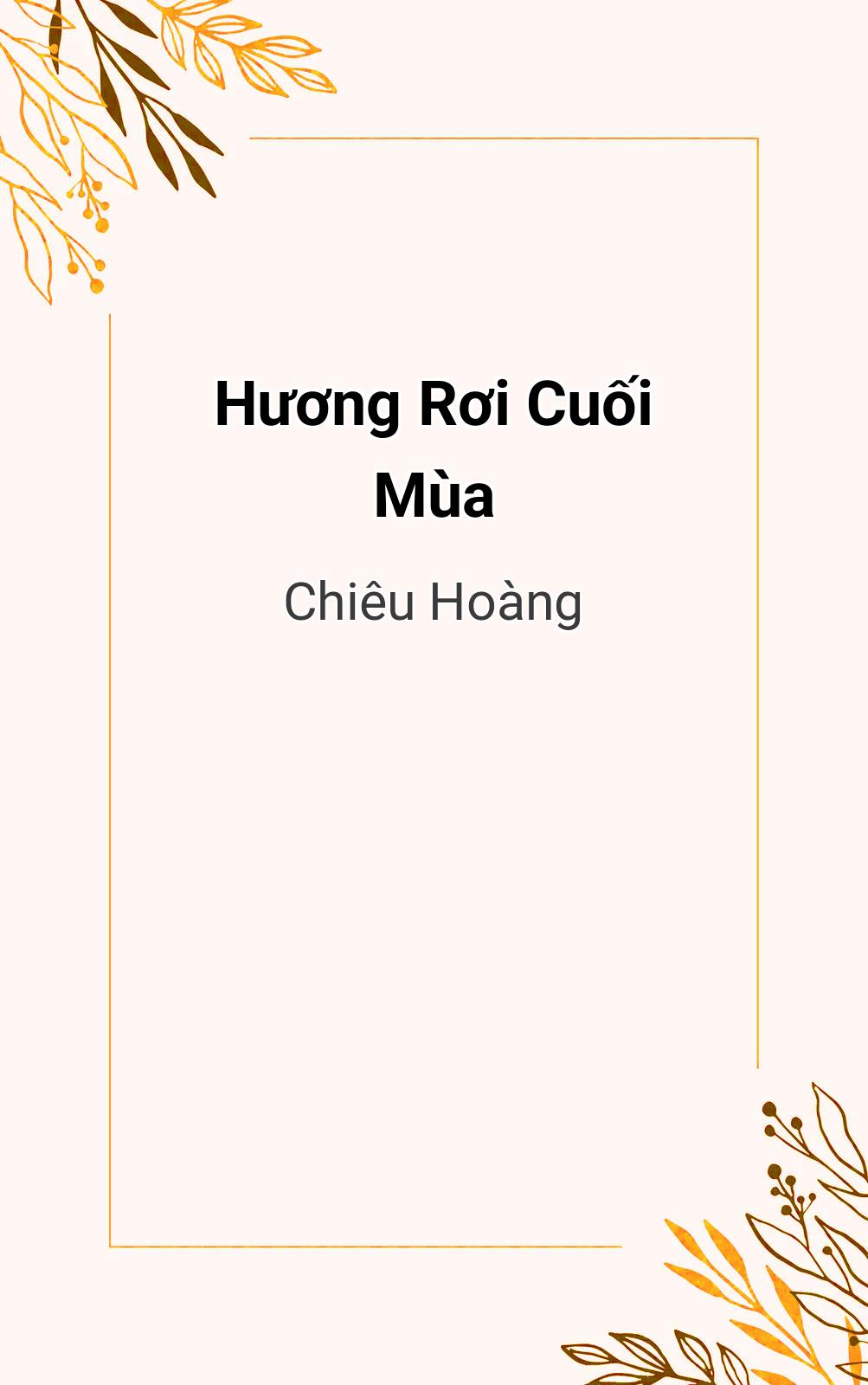 Hương Rơi Cuối Mùa