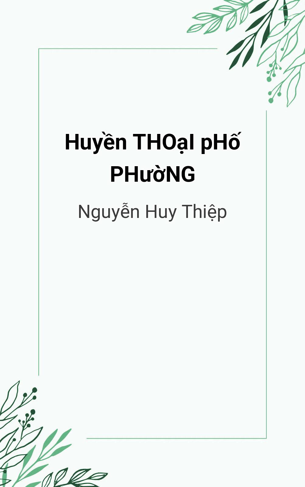 Huyền Thoại Phố Phường