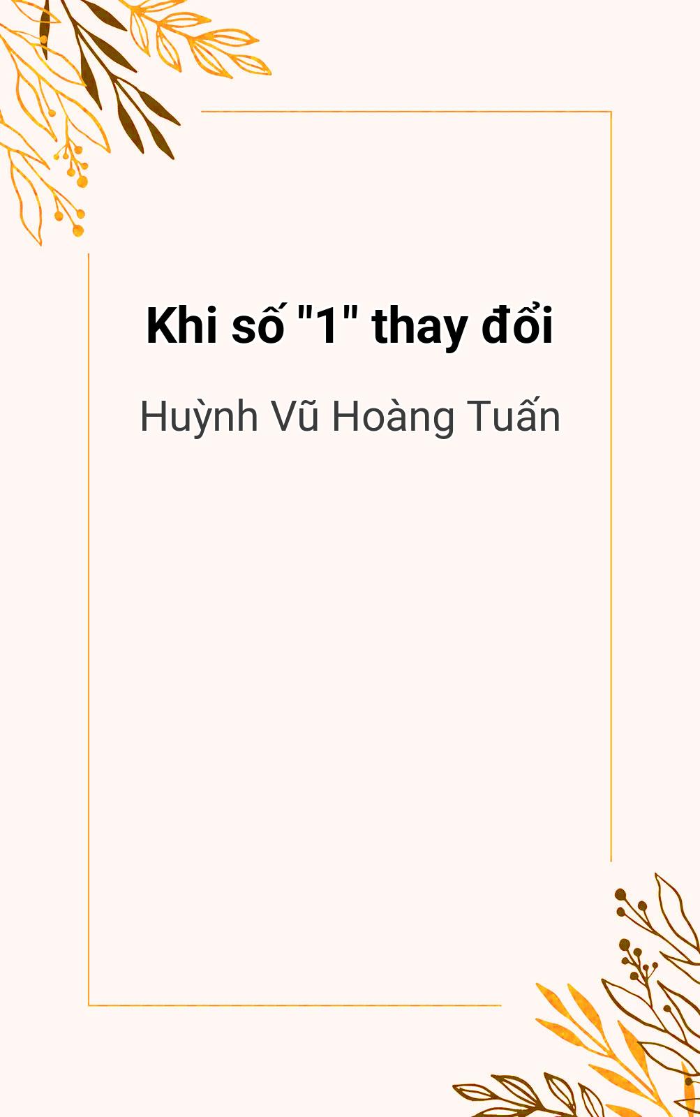 Khi Số "1" Thay Đổi