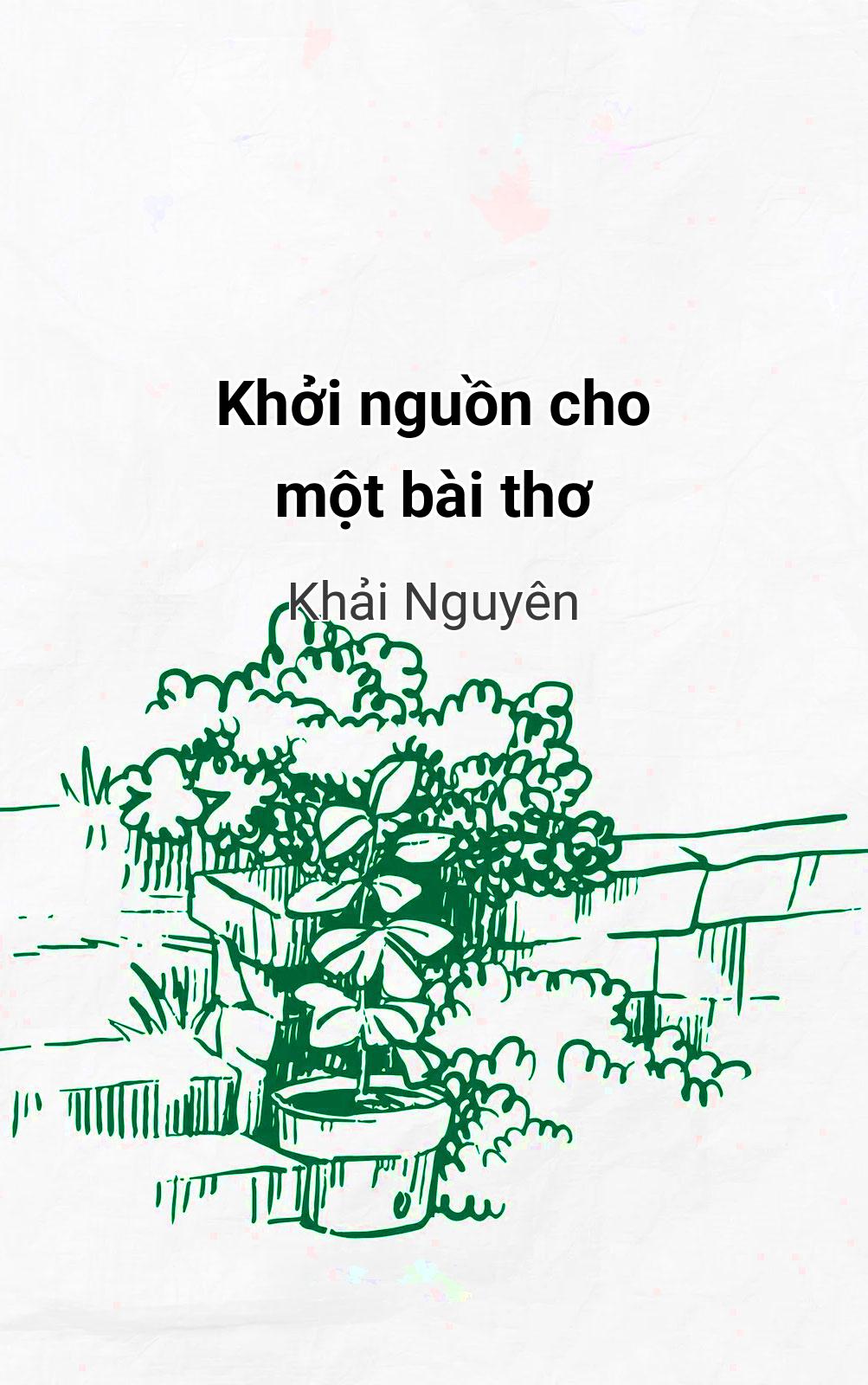Khởi Nguồn Cho Một Bài Thơ