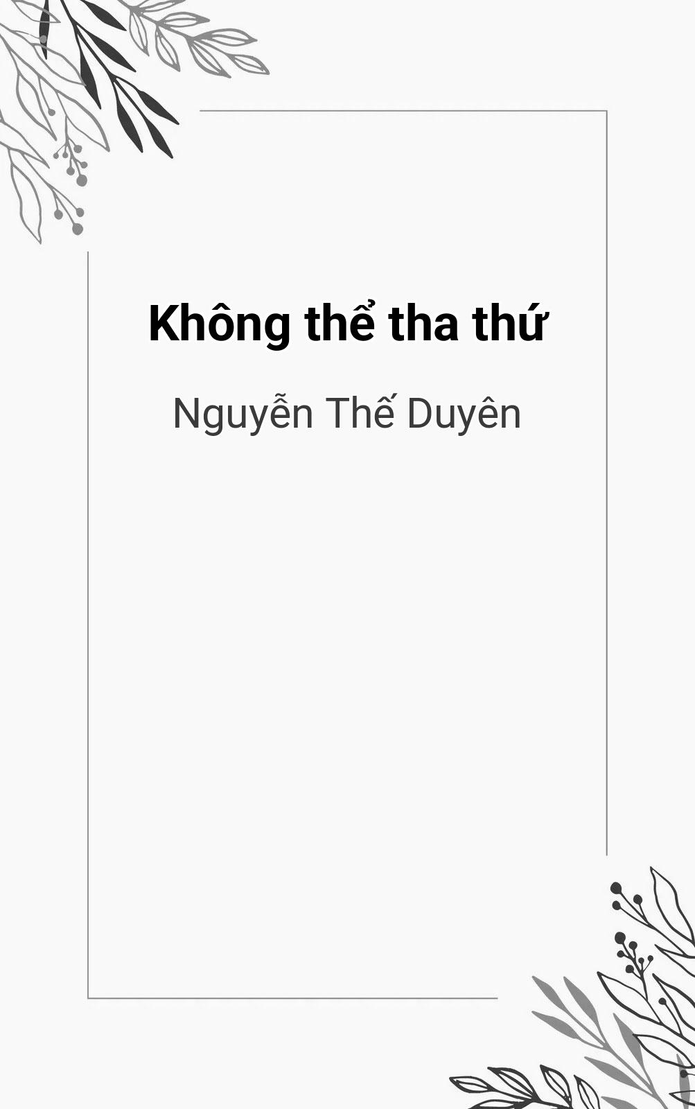 Không Thể Tha Thứ