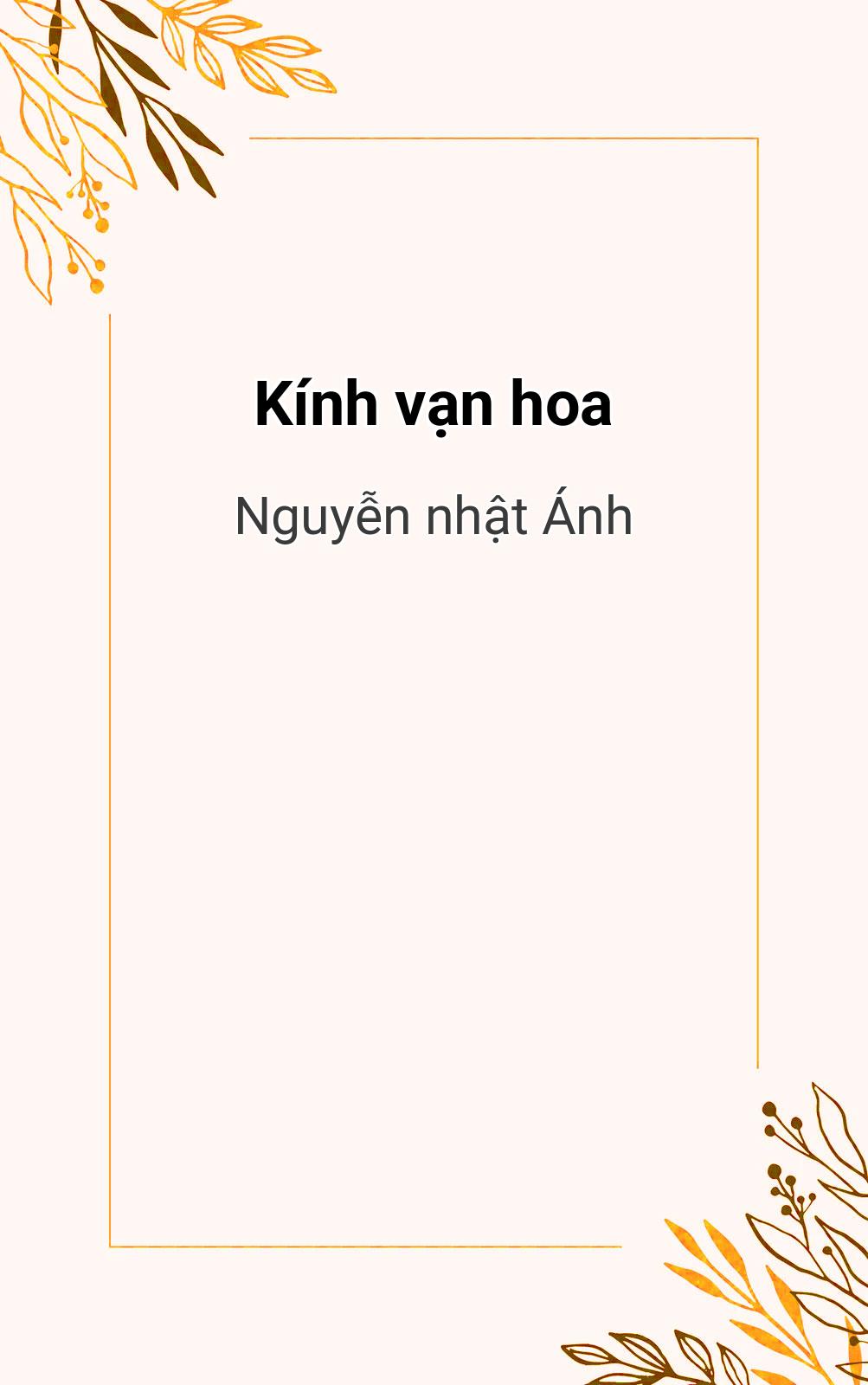 Kính Vạn Hoa