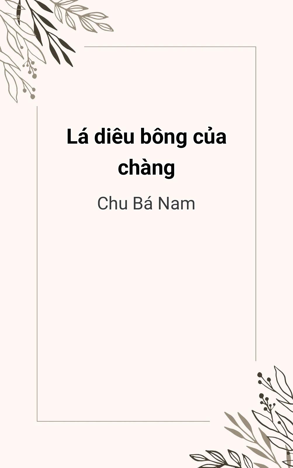 Lá Diêu Bông Của Chàng