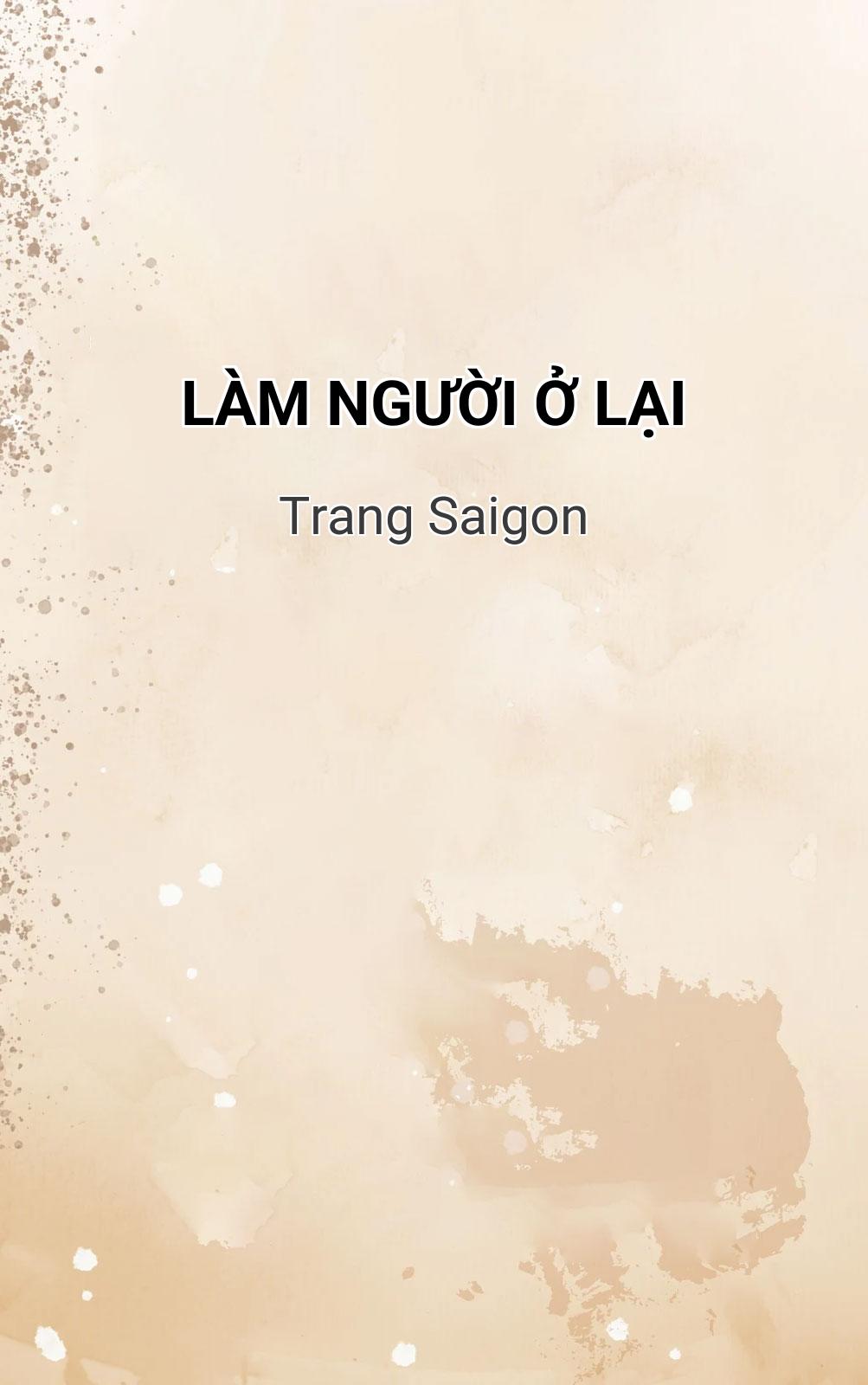 Làm Người Ở Lại