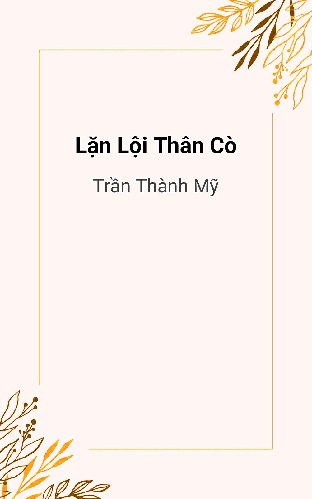 Lặn Lội Thân Cò