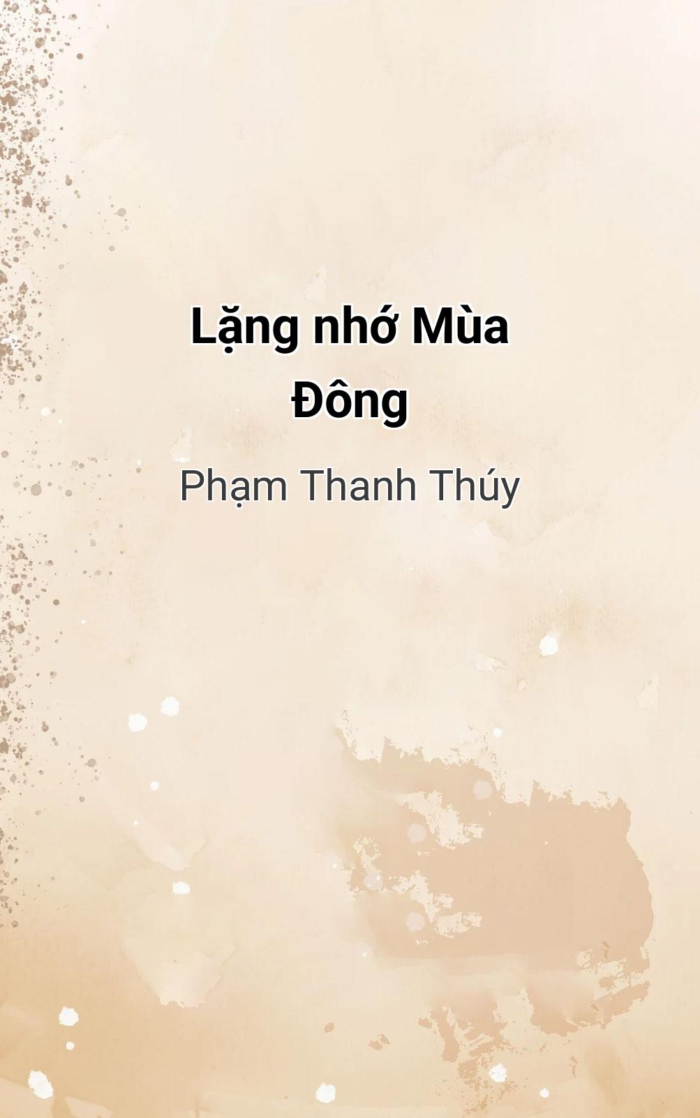 Lặng Nhớ Mùa Đông
