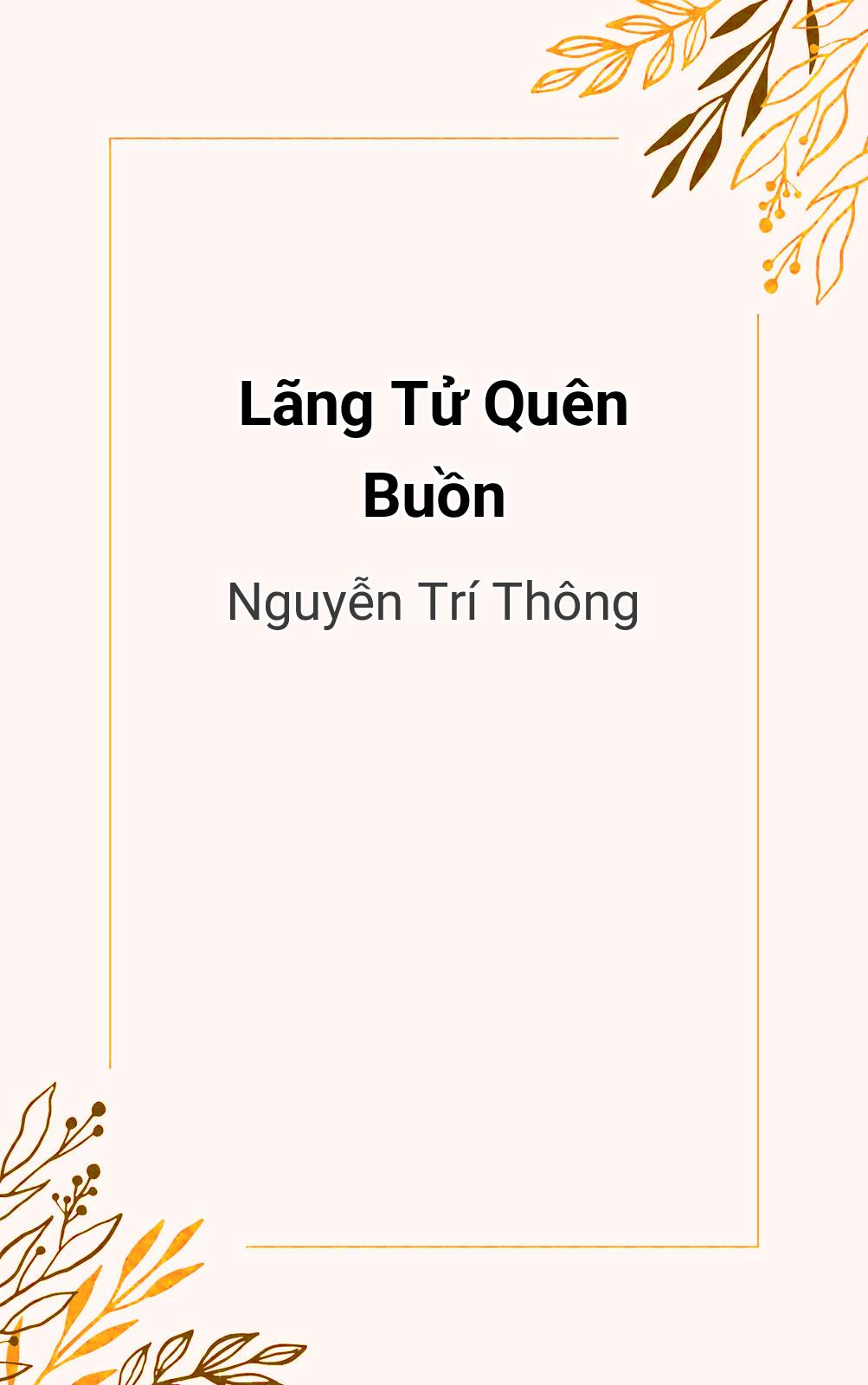 Lãng Tử Quên Buồn