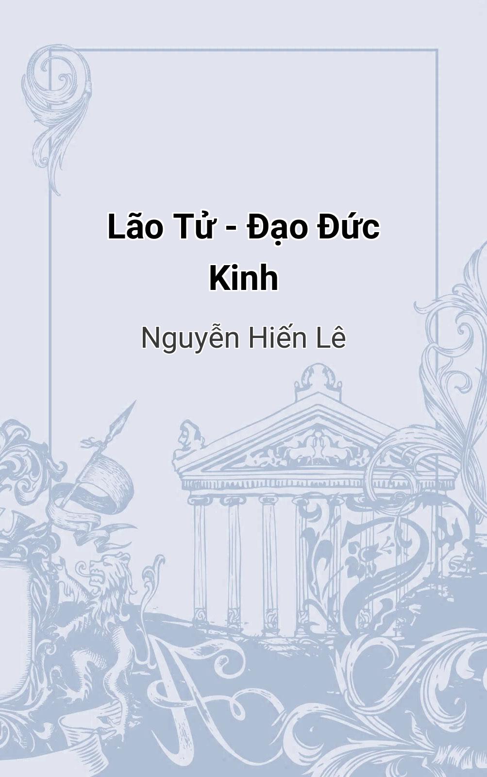Lão Tử - Đạo Đức Kinh