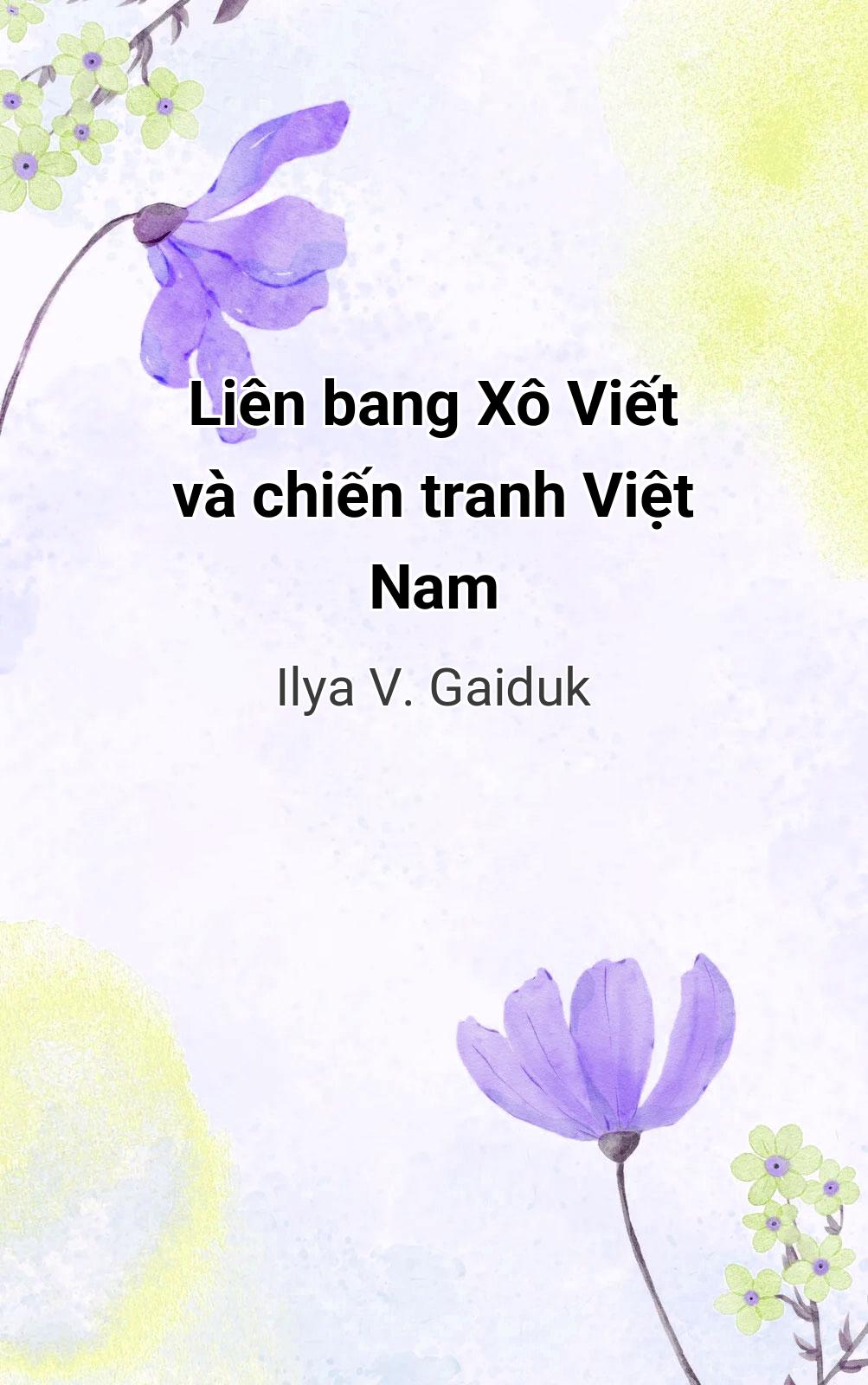 Liên Bang Xô Viết Và Chiến Tranh Việt Nam