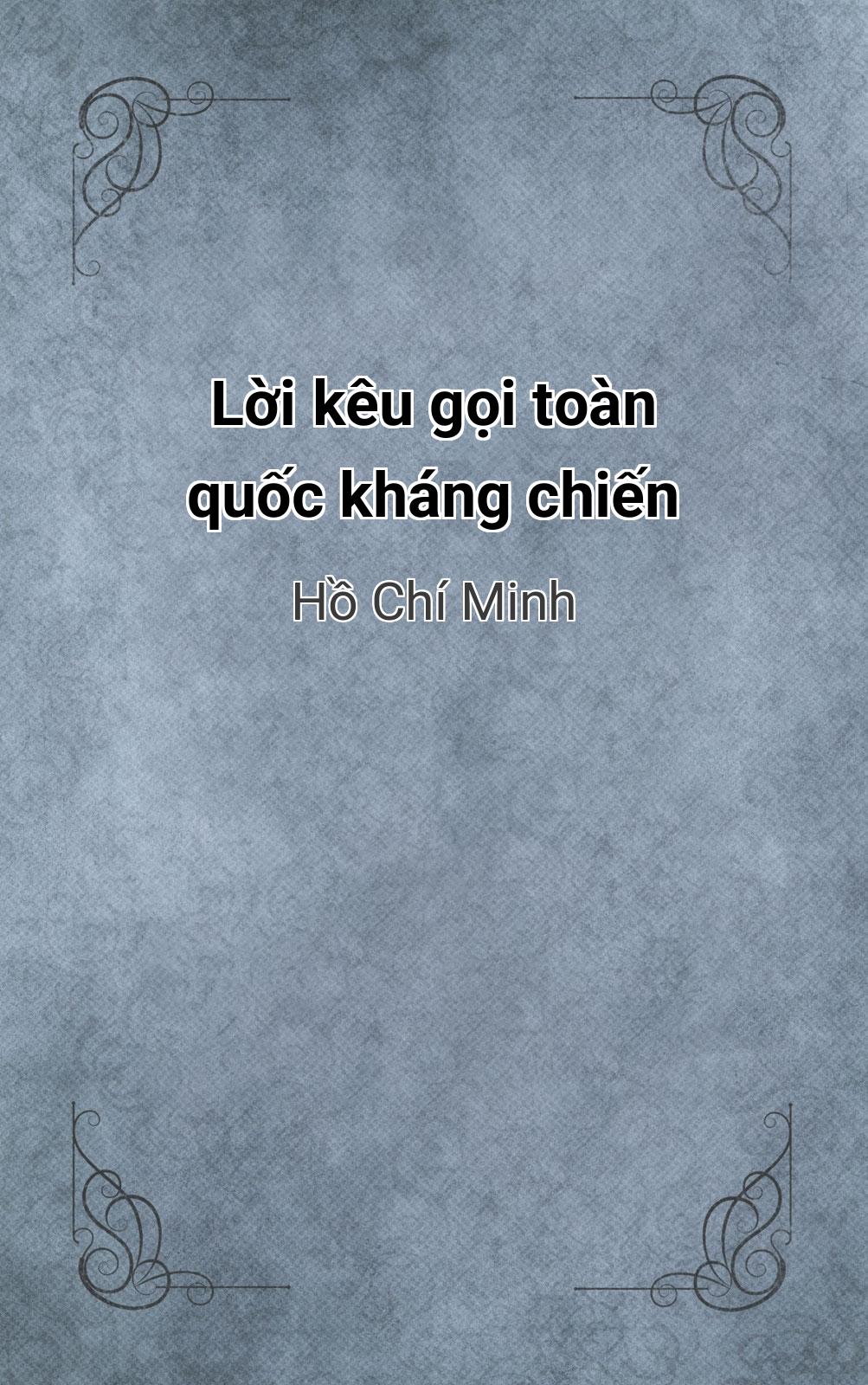 Lời Kêu Gọi Toàn Quốc Kháng Chiến