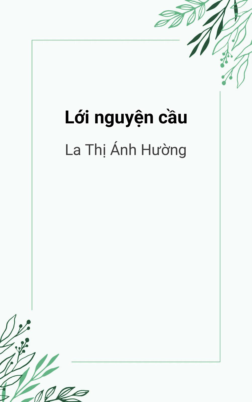 Lới Nguyện Cầu