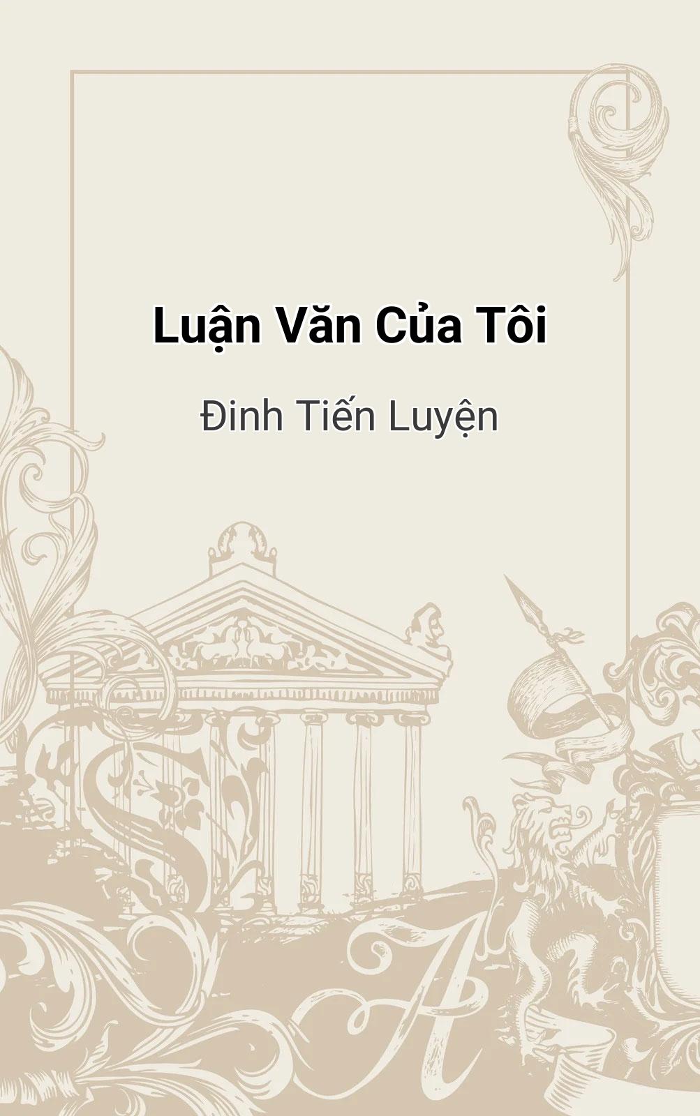 Luận Văn Của Tôi