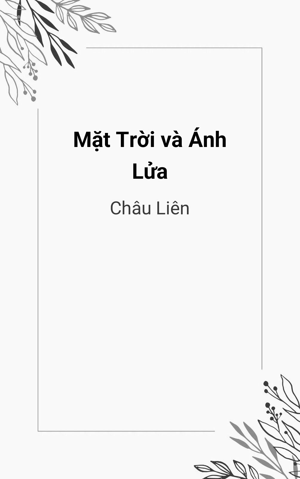 Mặt Trời Và Ánh Lửa