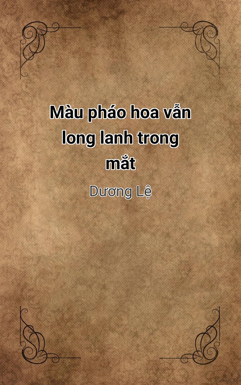 Màu Pháo Hoa Vẫn Long Lanh Trong Mắt