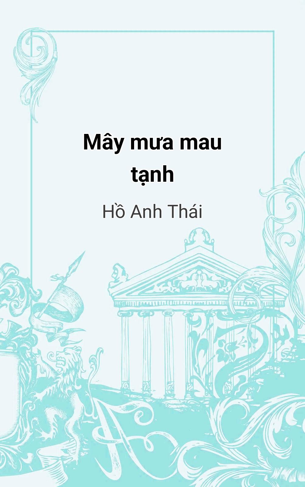 Mây Mưa Mau TạNh