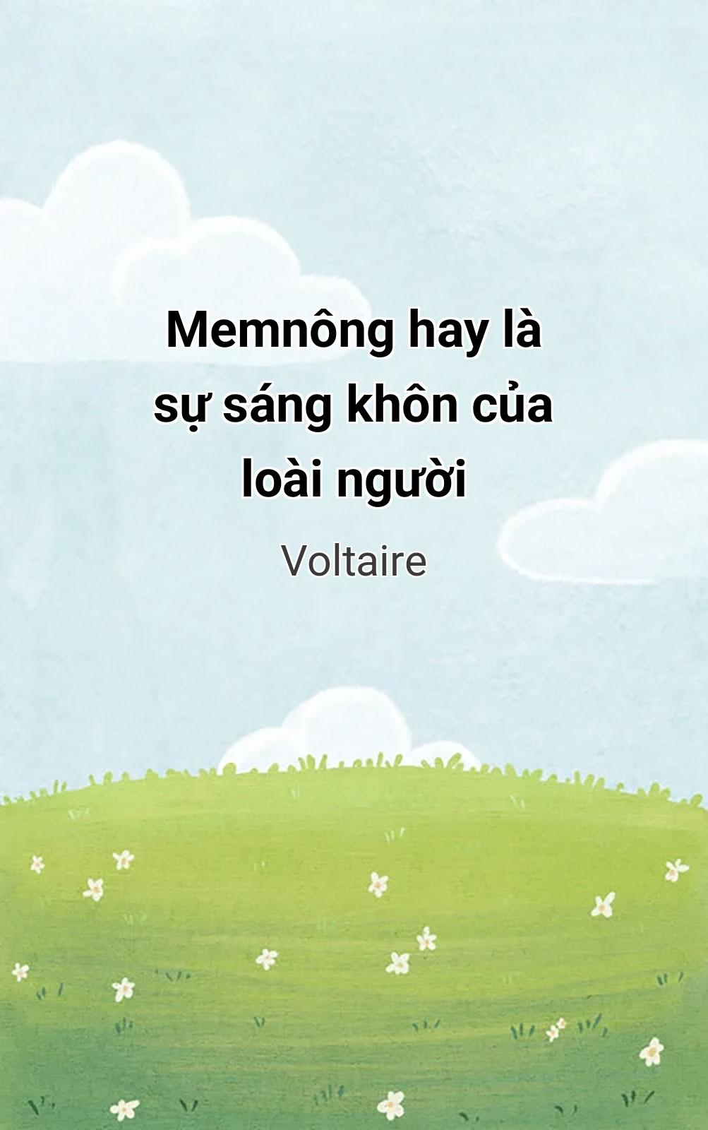 Memnông Hay Là Sự Sáng Khôn Của Loài Người