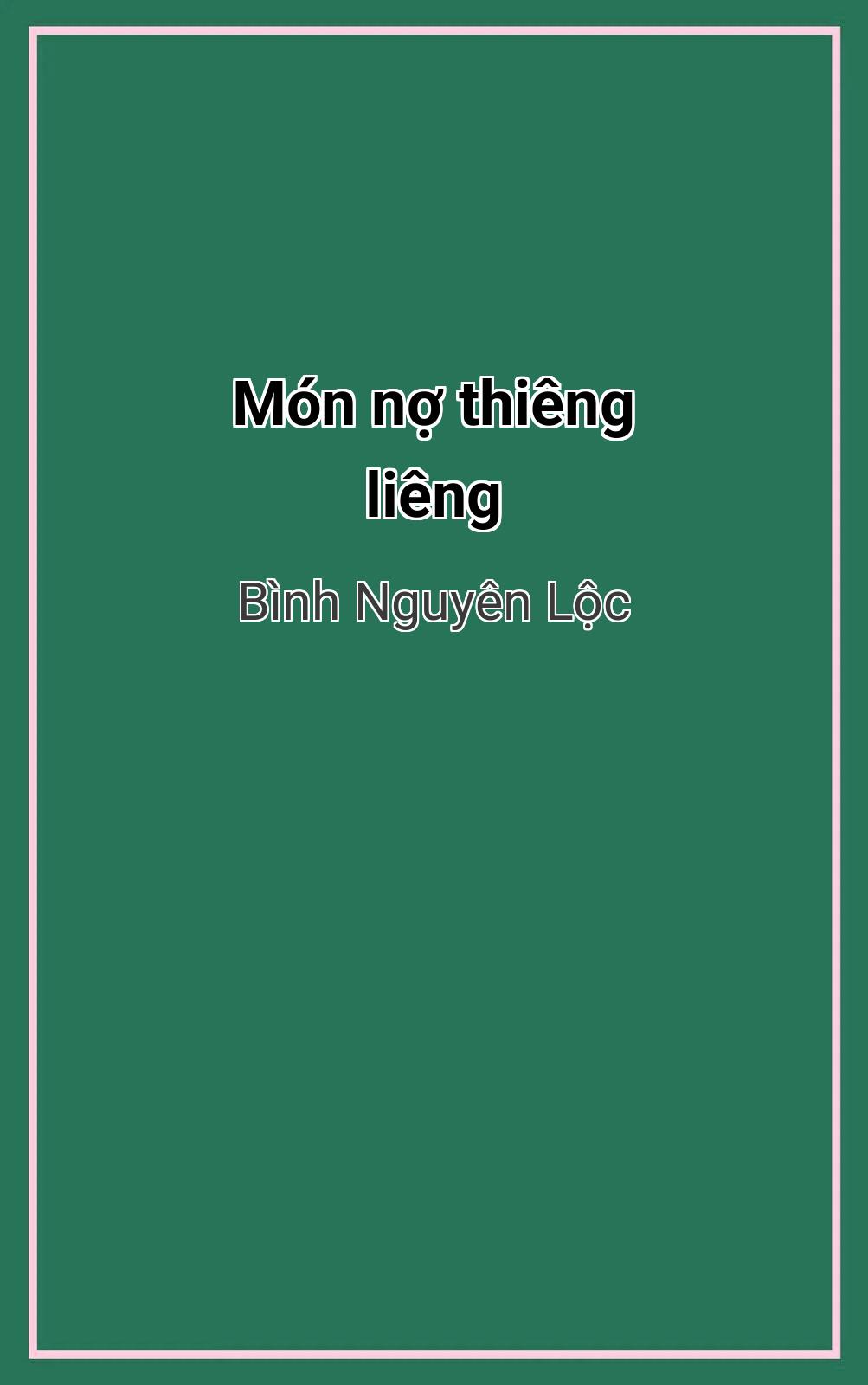 Món Nợ Thiêng Liêng