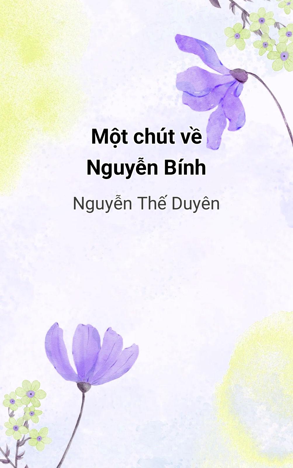 Một Chút Về Nguyễn Bính