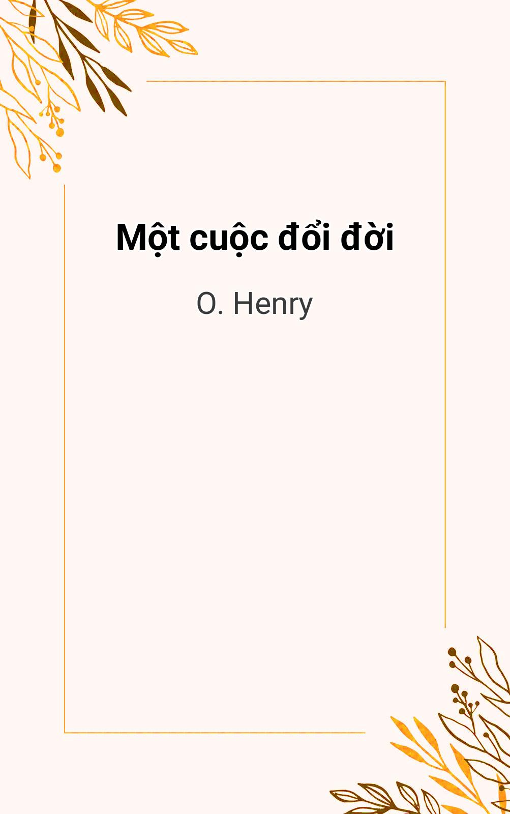 Một Cuộc Đổi Đời