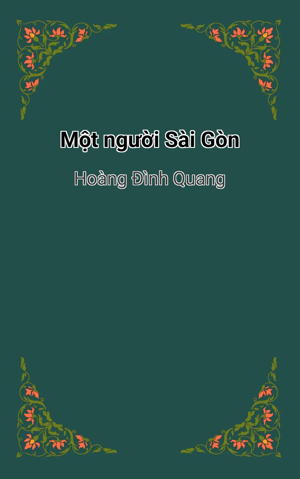 Một Người Sài Gòn