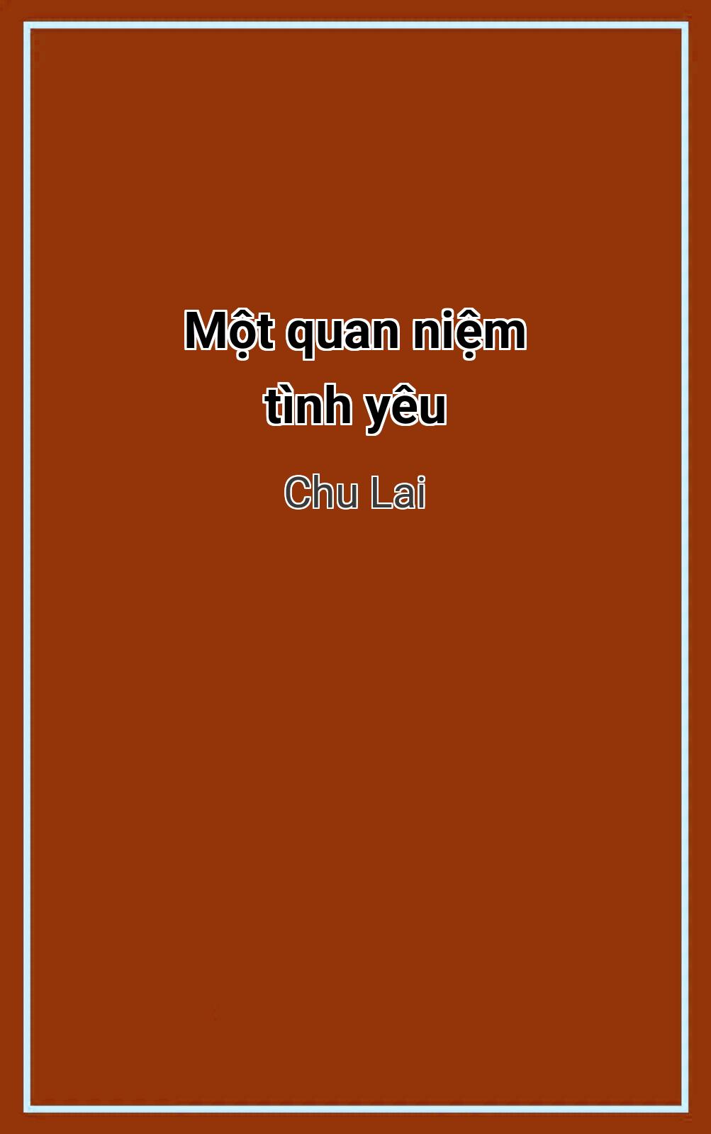 Một Quan Niệm Tình Yêu