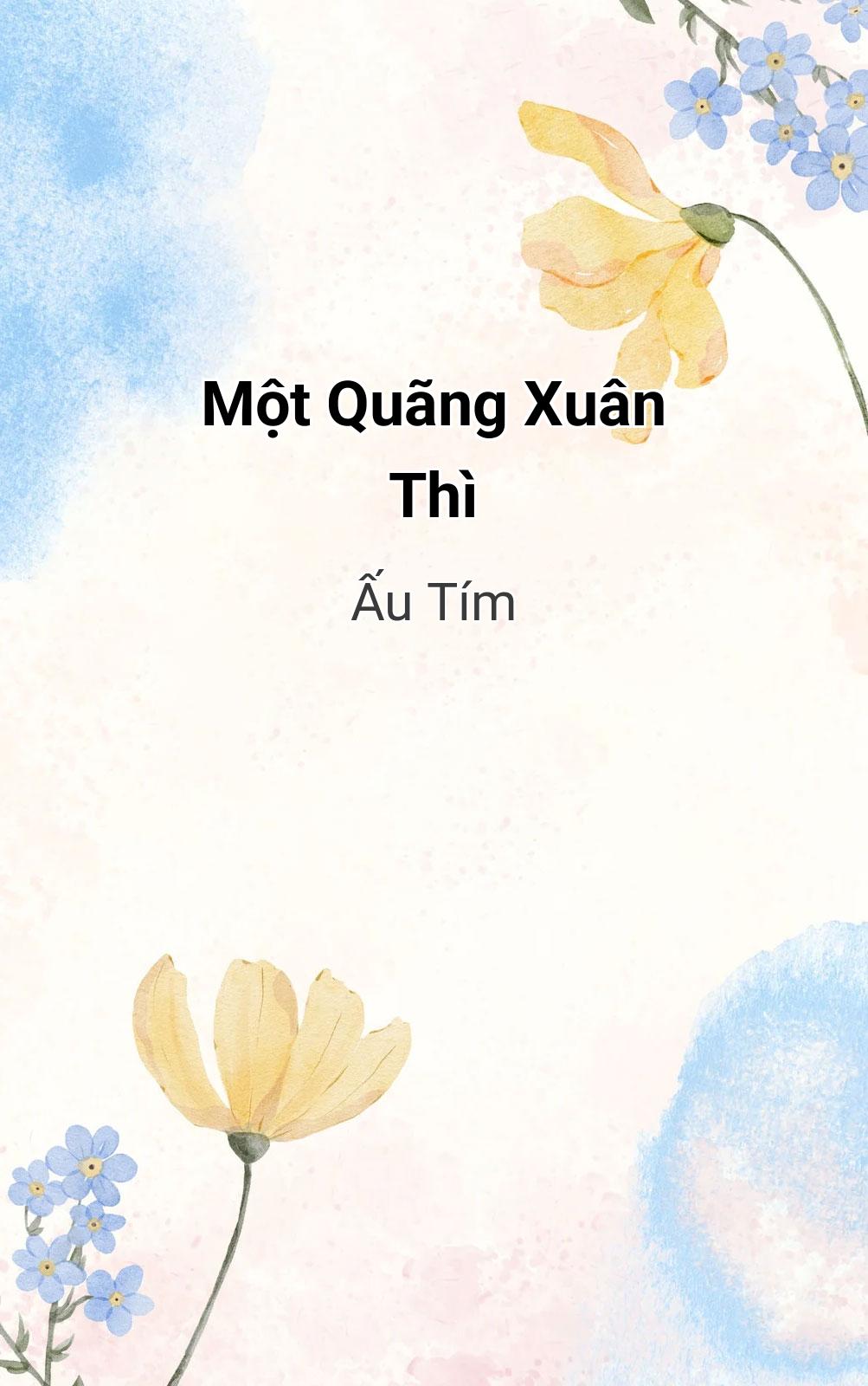 Một Quãng Xuân Thì