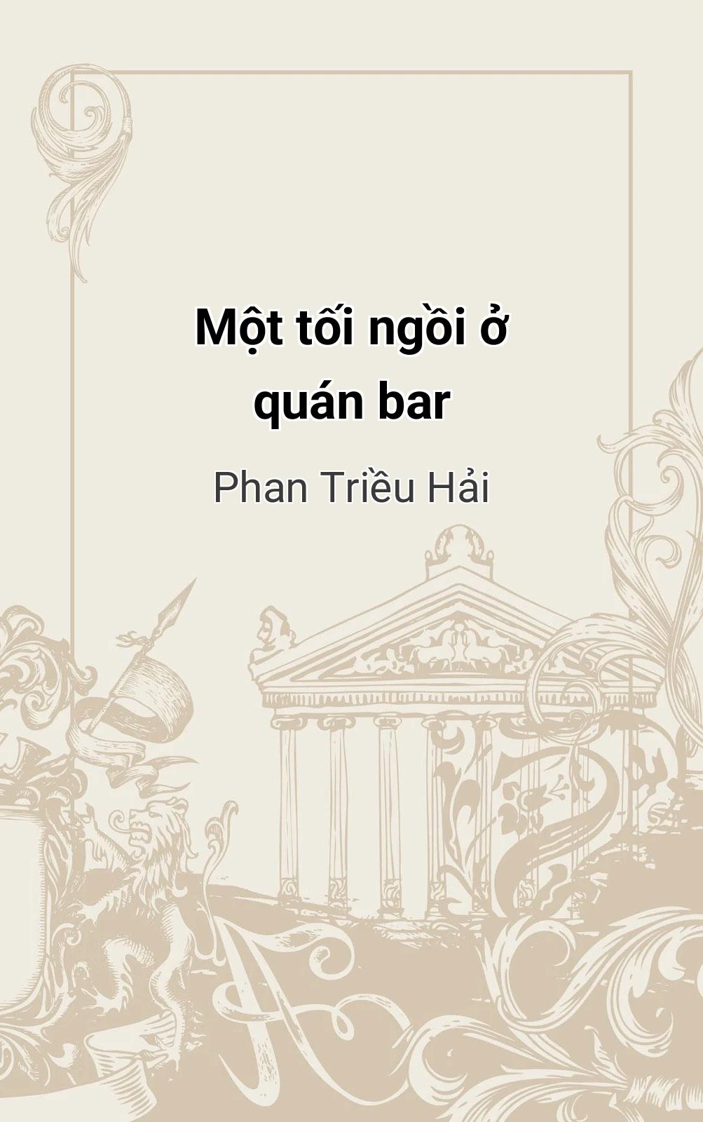 Một Tối Ngồi Ở Quán Bar