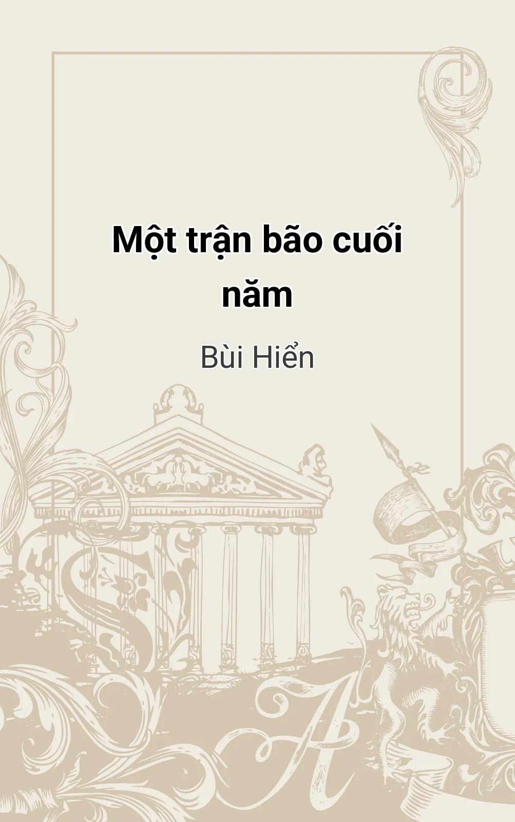 Một Trận Bão Cuối Năm