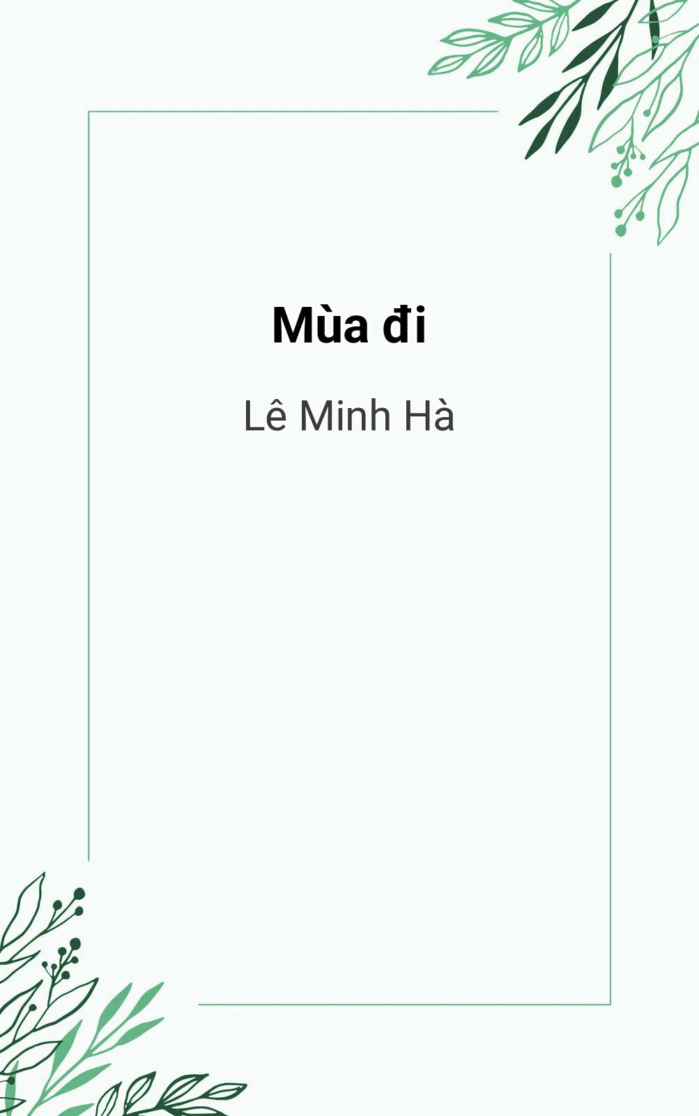 Mùa Đi