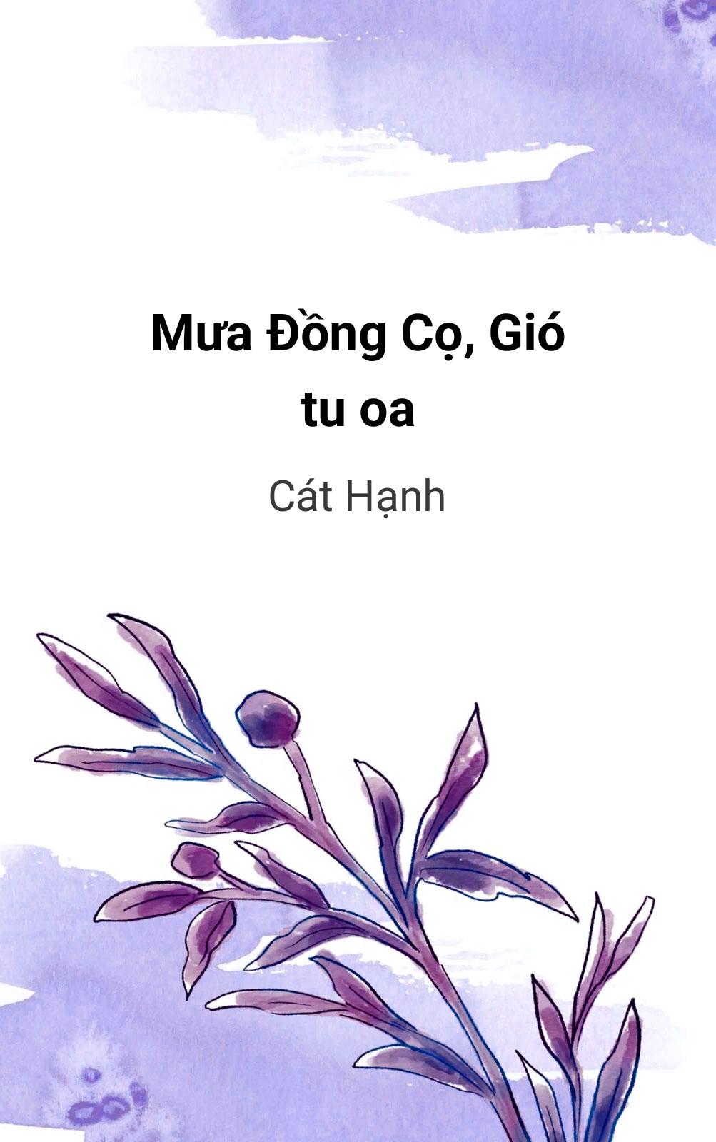 Mưa Đồng Cọ, Gió Tu Oa
