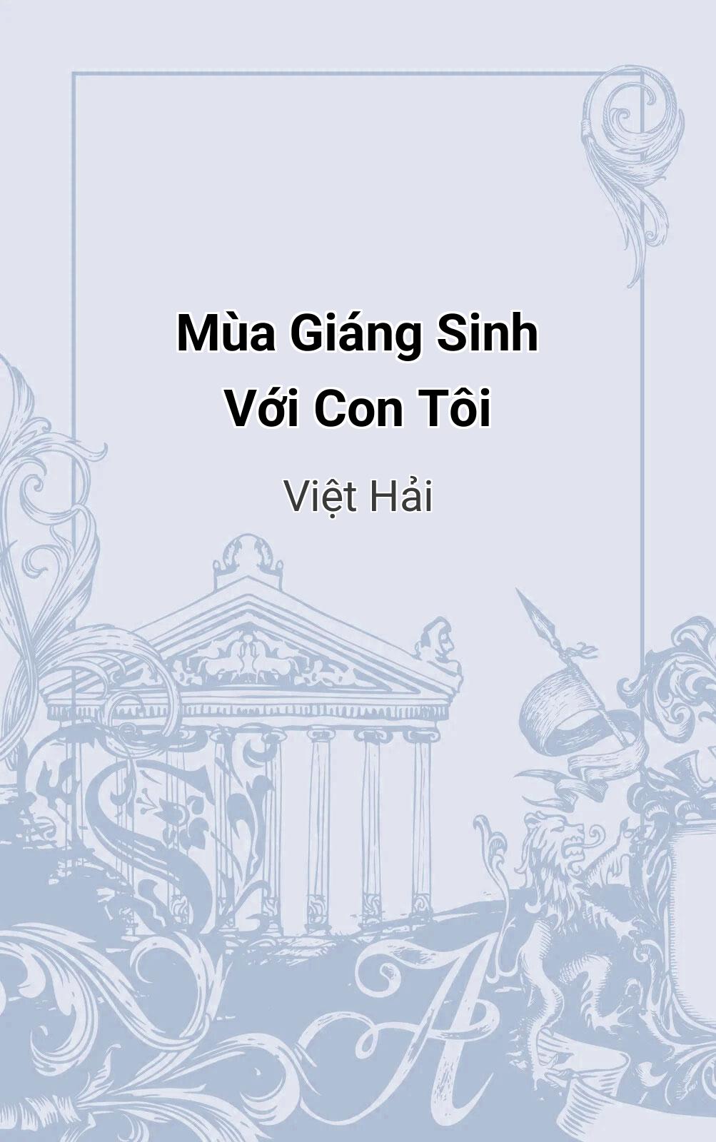 Mùa Giáng Sinh Với Con Tôi