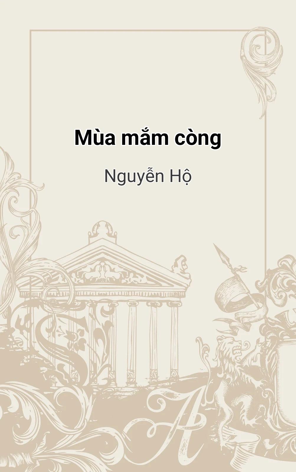 Mùa Mắm Còng