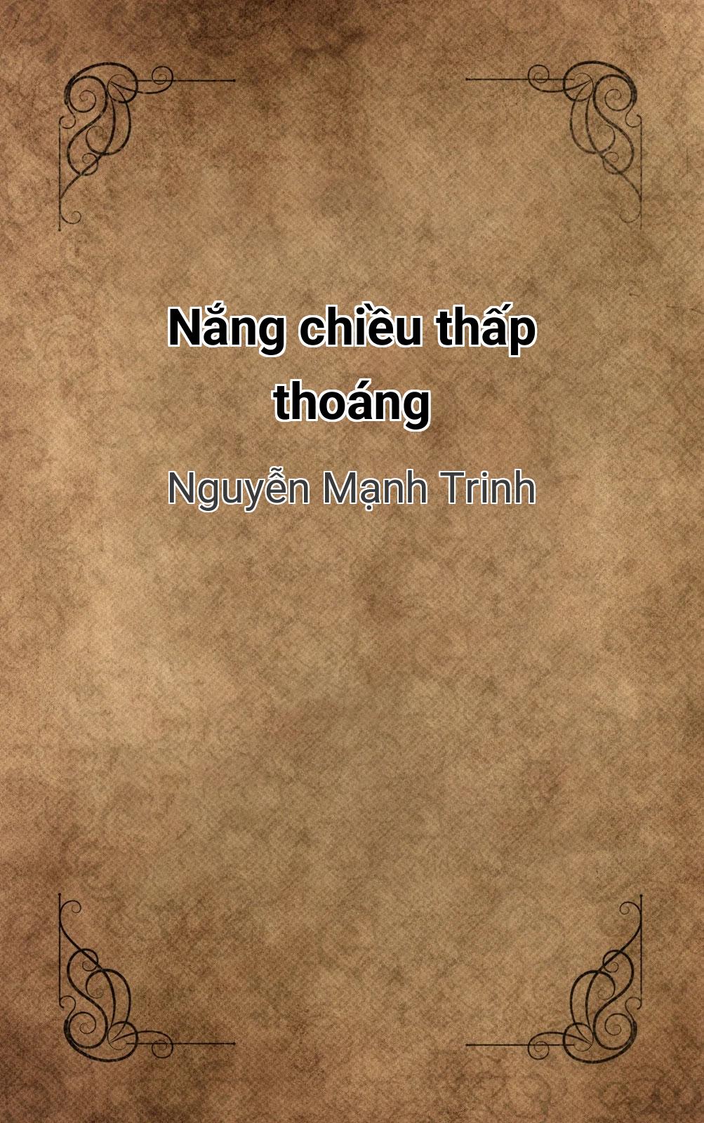 Nắng Chiều Thấp Thoáng