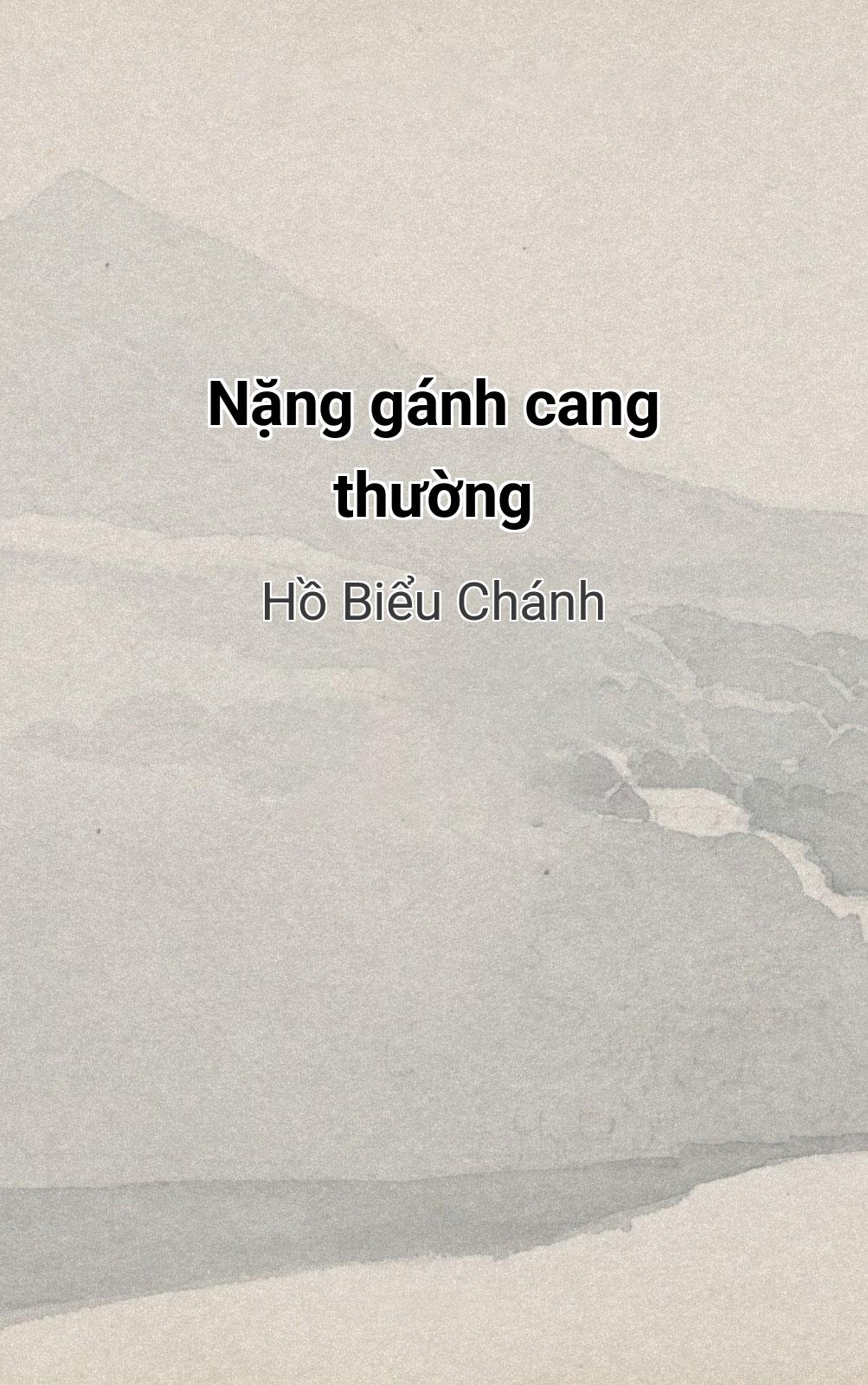 Nặng Gánh Cang Thường