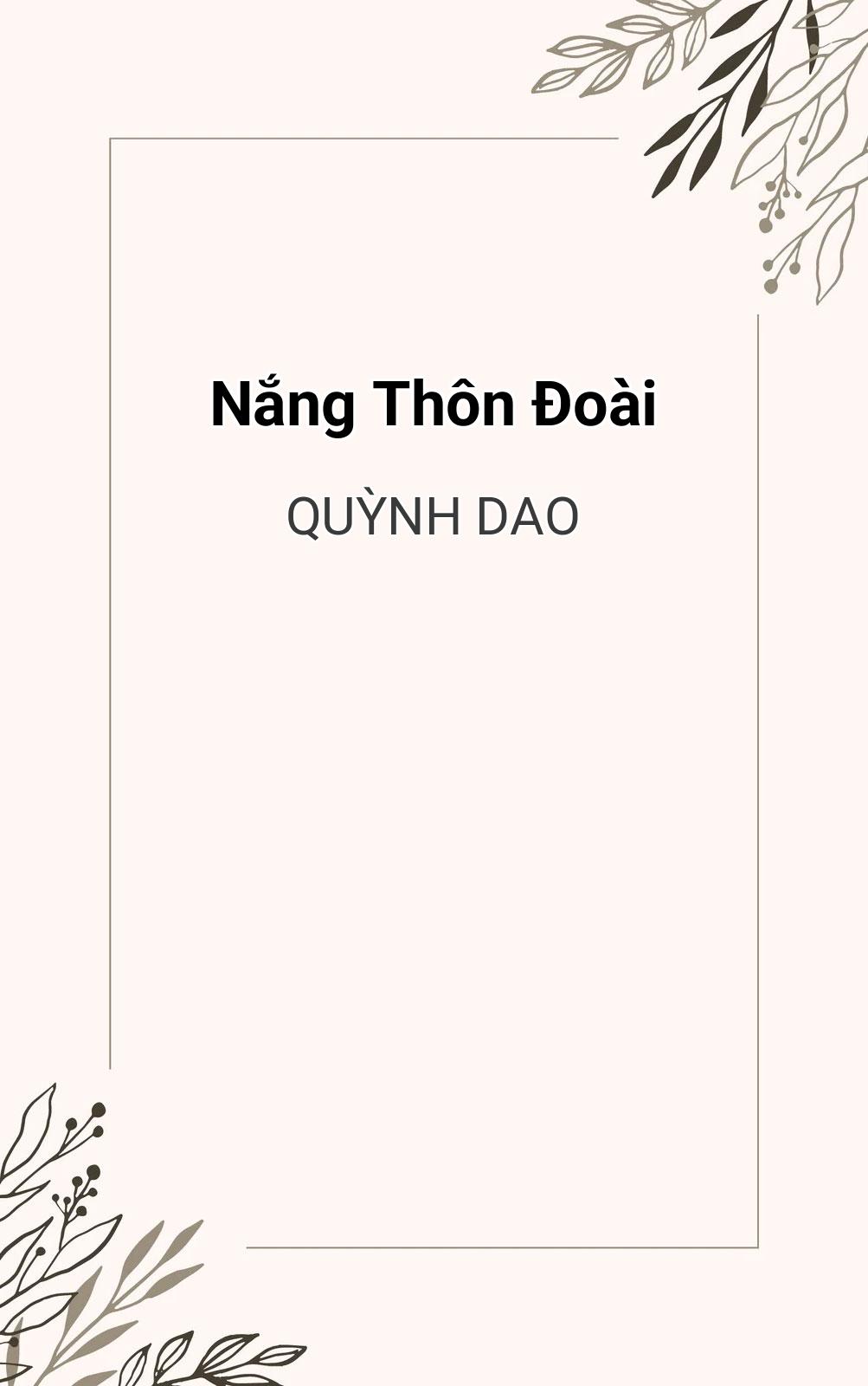 Nắng Thôn Đoài