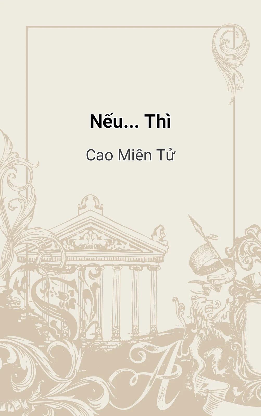 Nếu... Thì