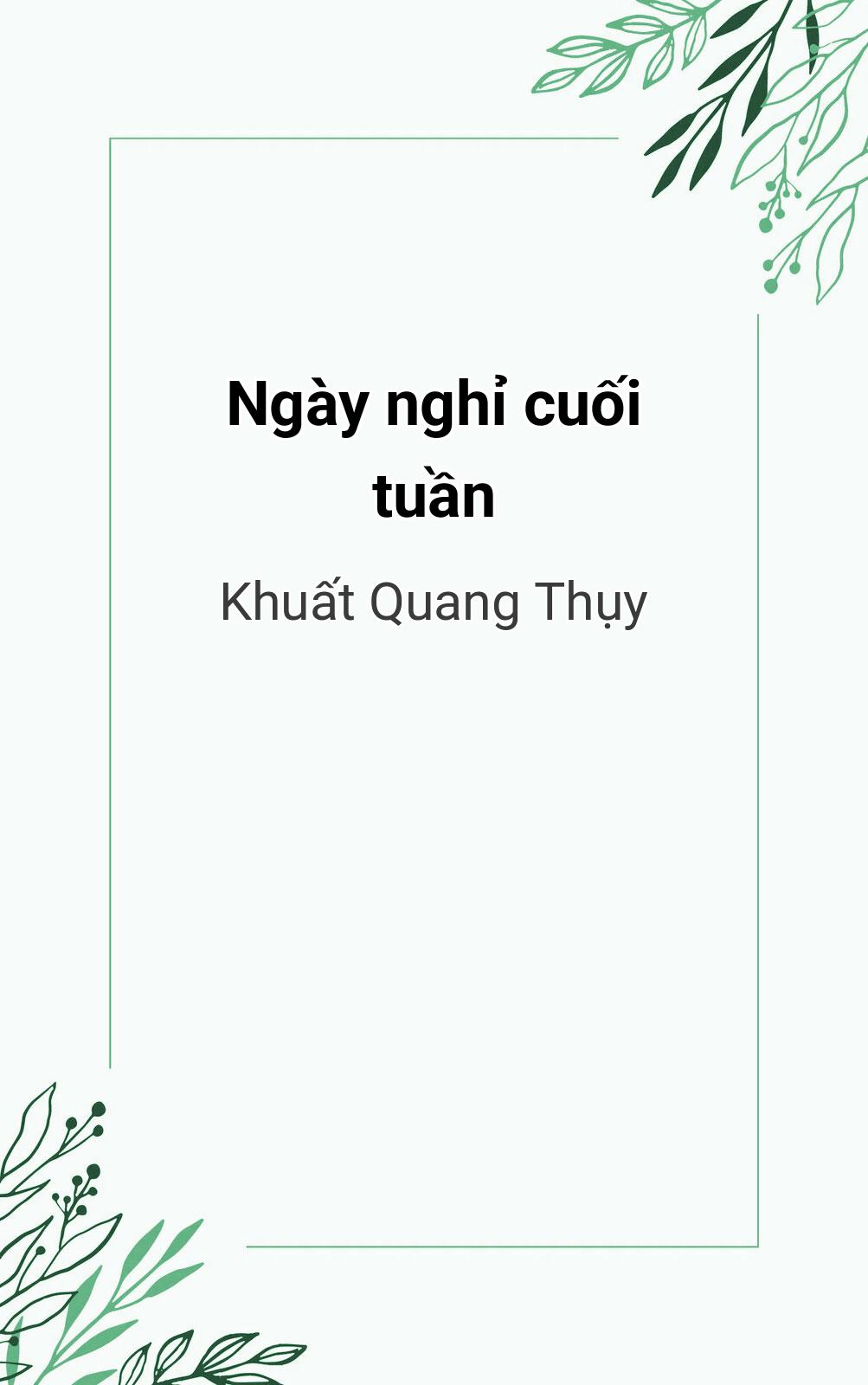 Ngày Nghỉ Cuối Tuần