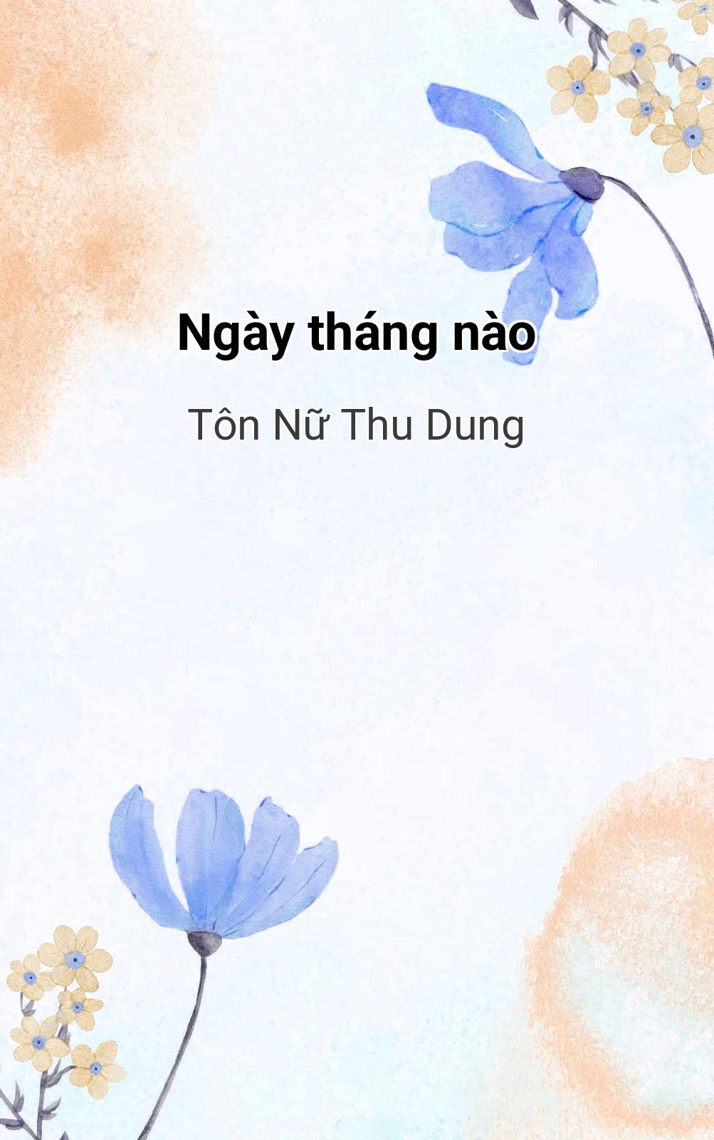 Ngày Tháng Nào