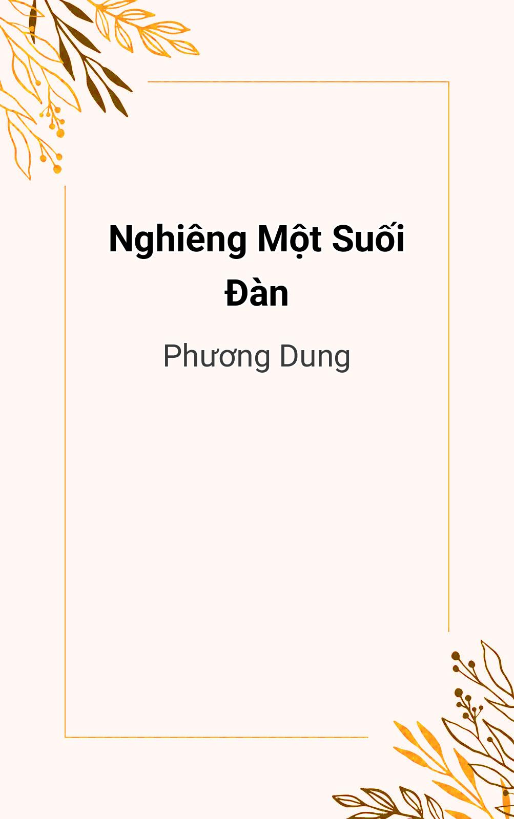 Nghiêng Một Suối Đàn